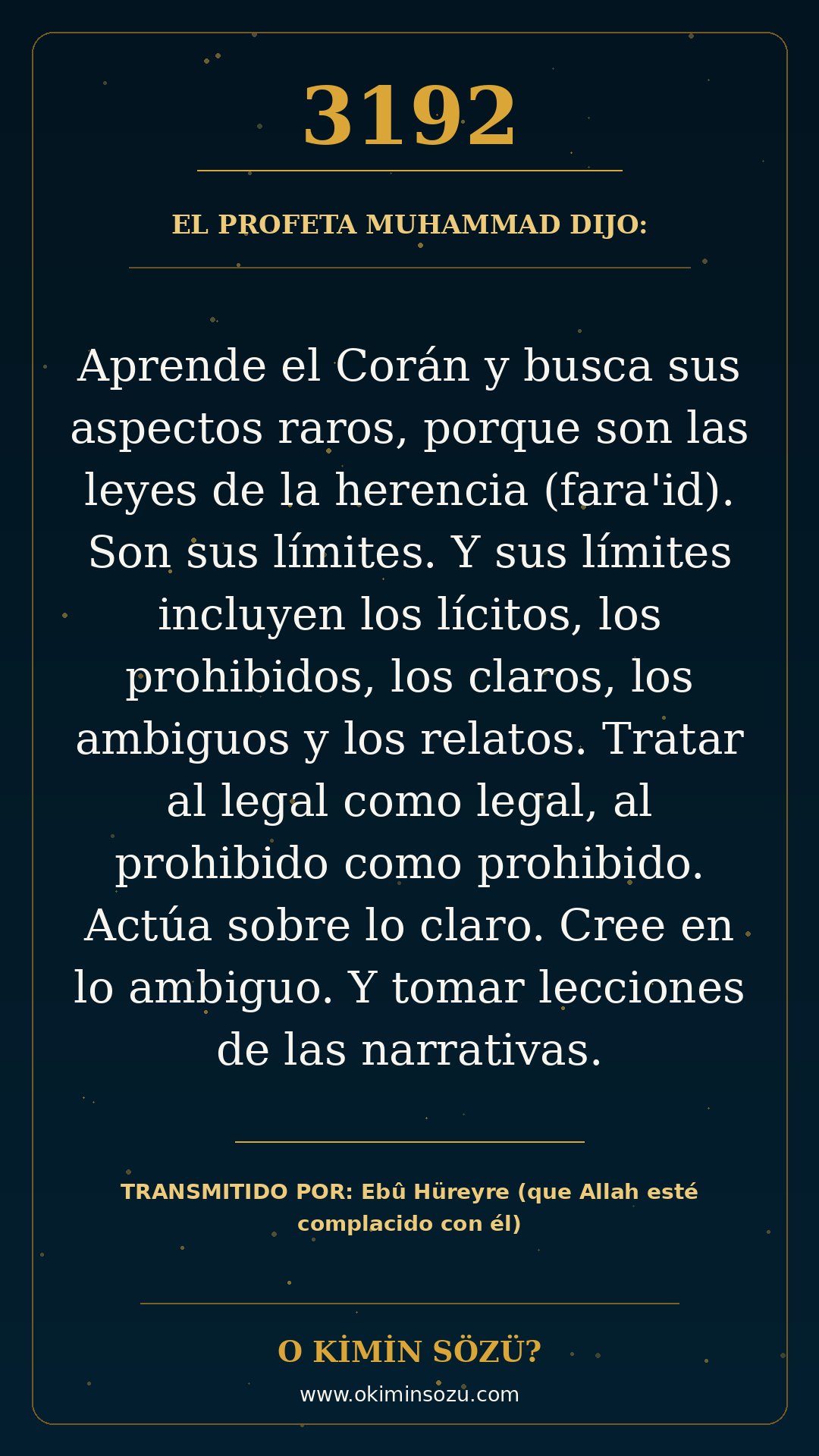 hadis 3192 es