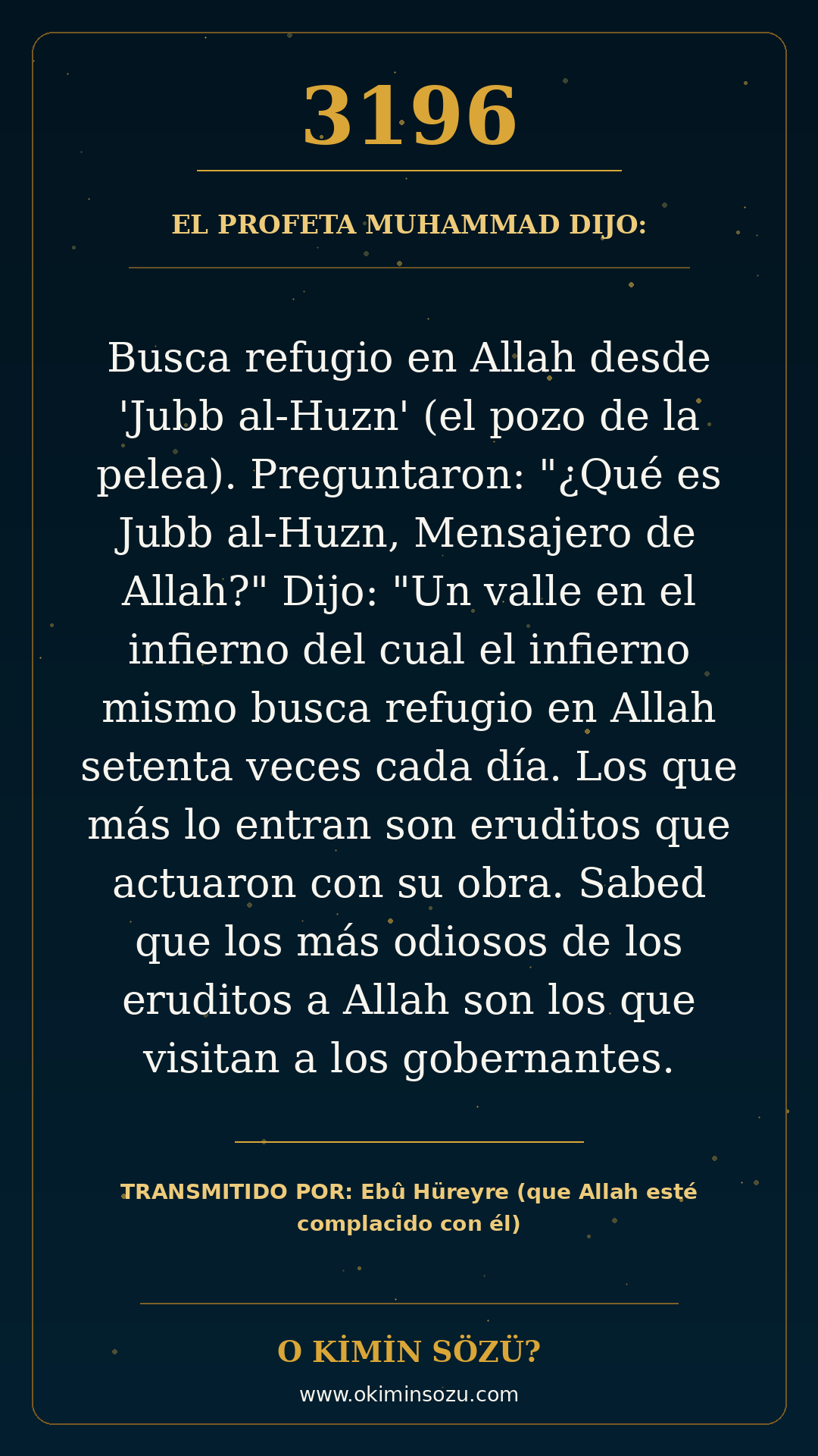 hadis 3196 es