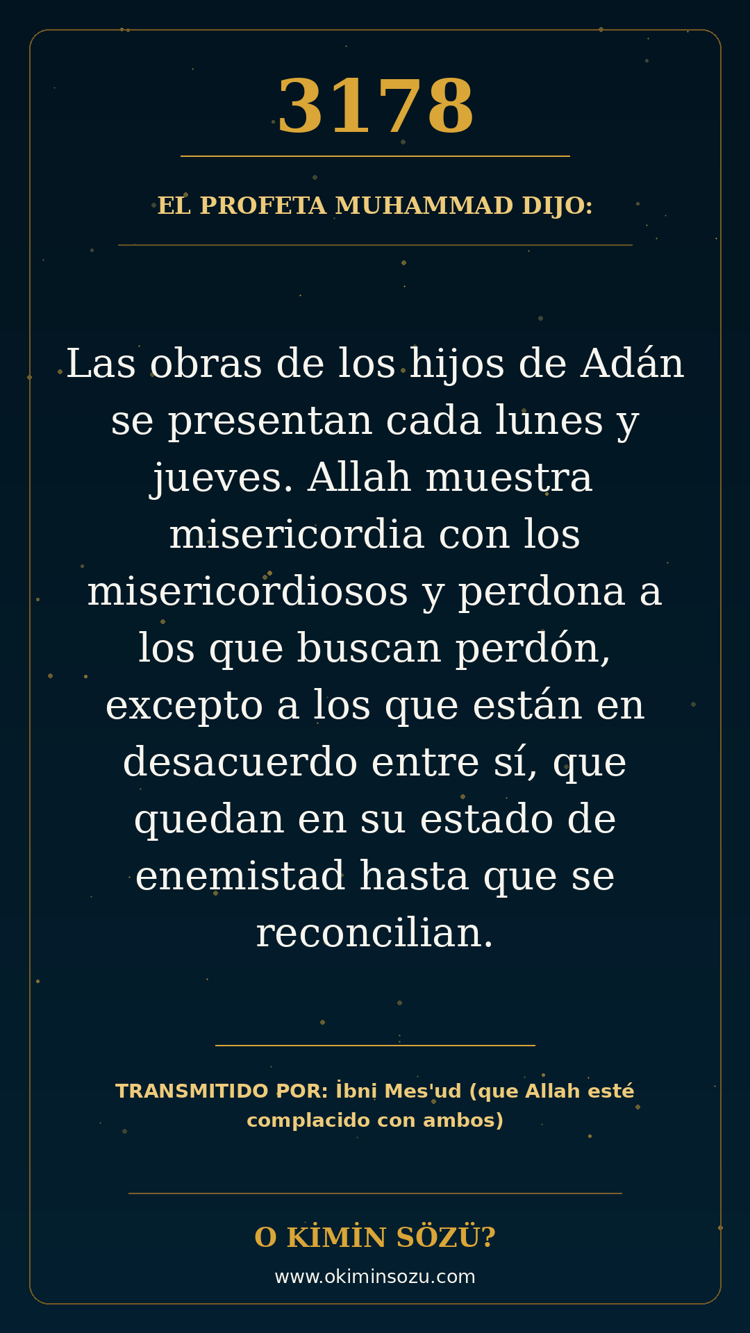 hadis 3178 es