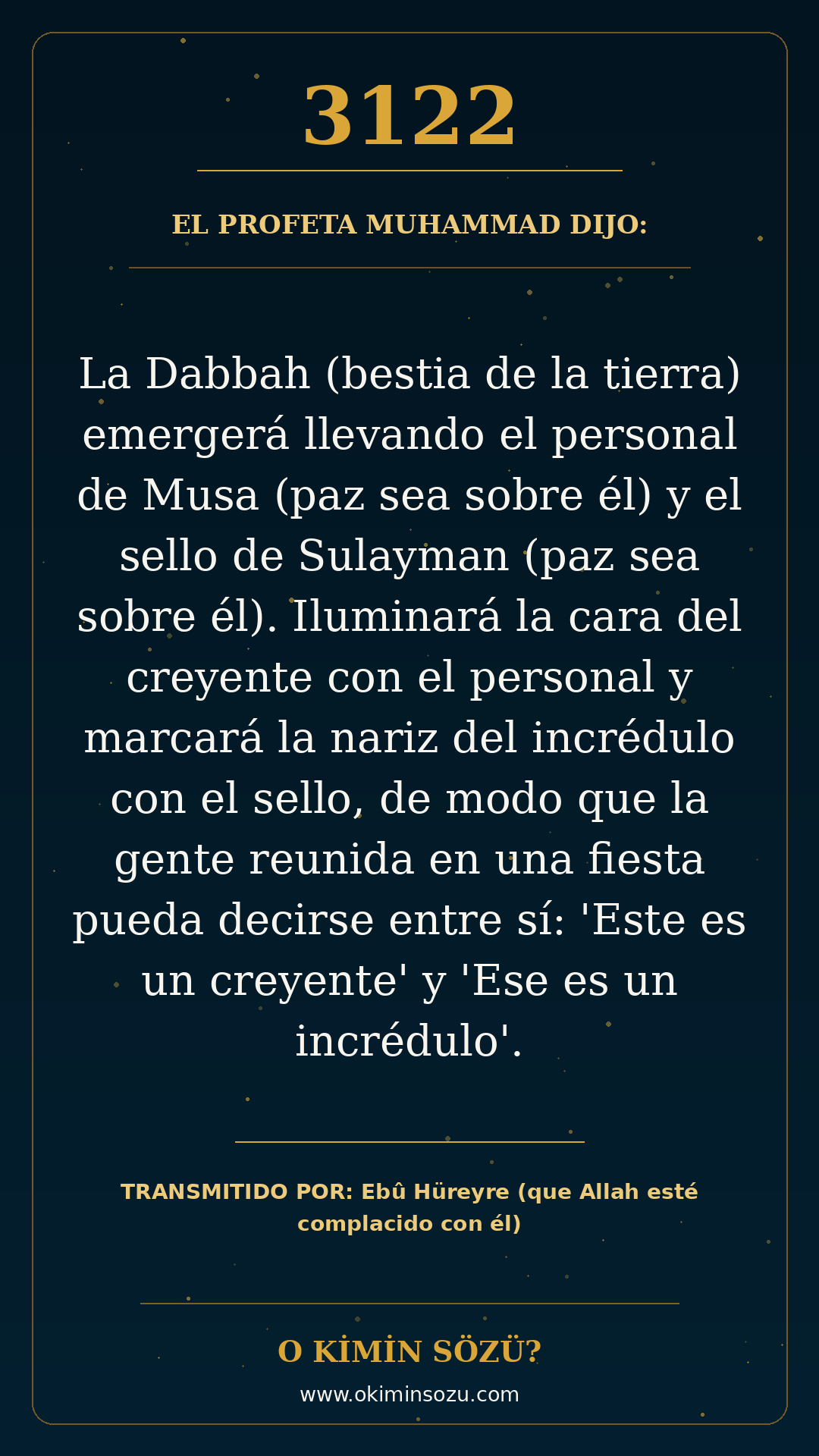 hadis 3122 es