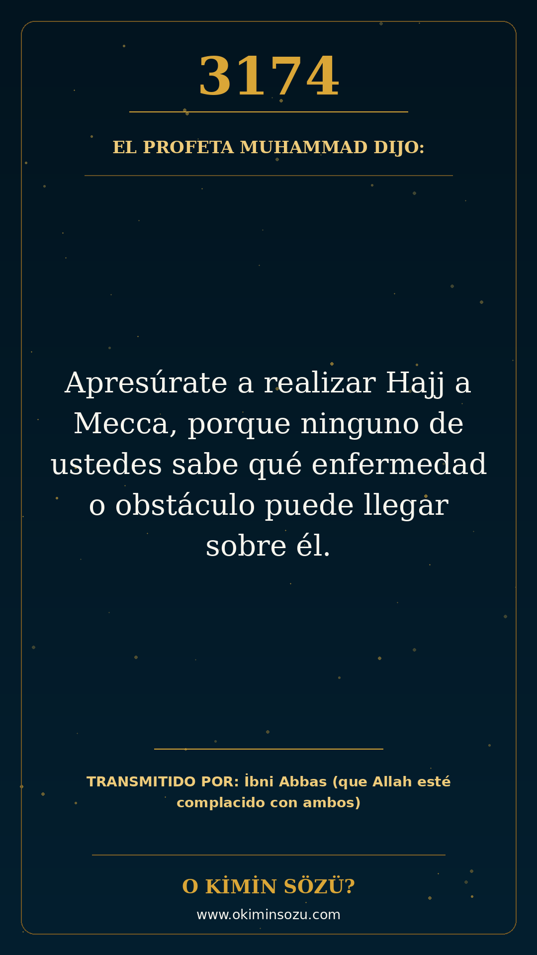 hadis 3174 es