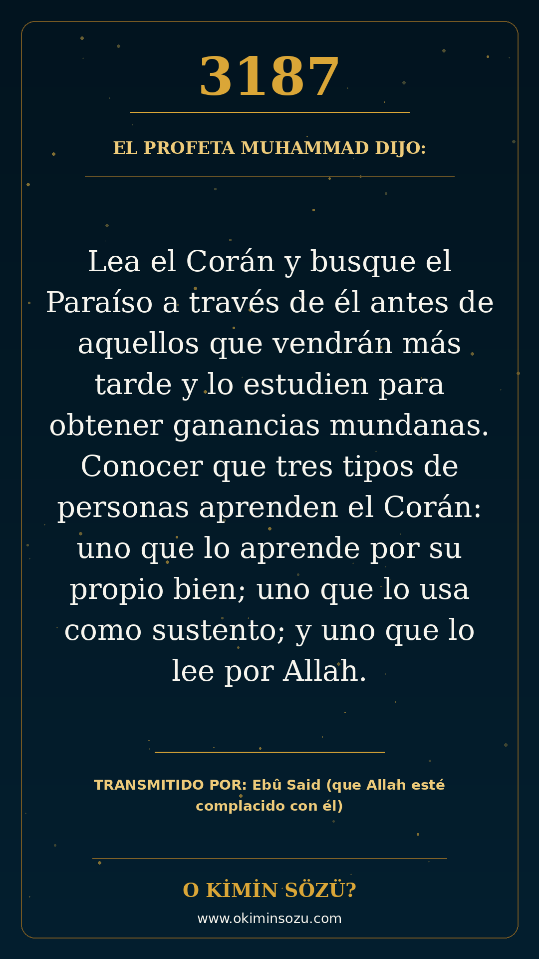 hadis 3187 es