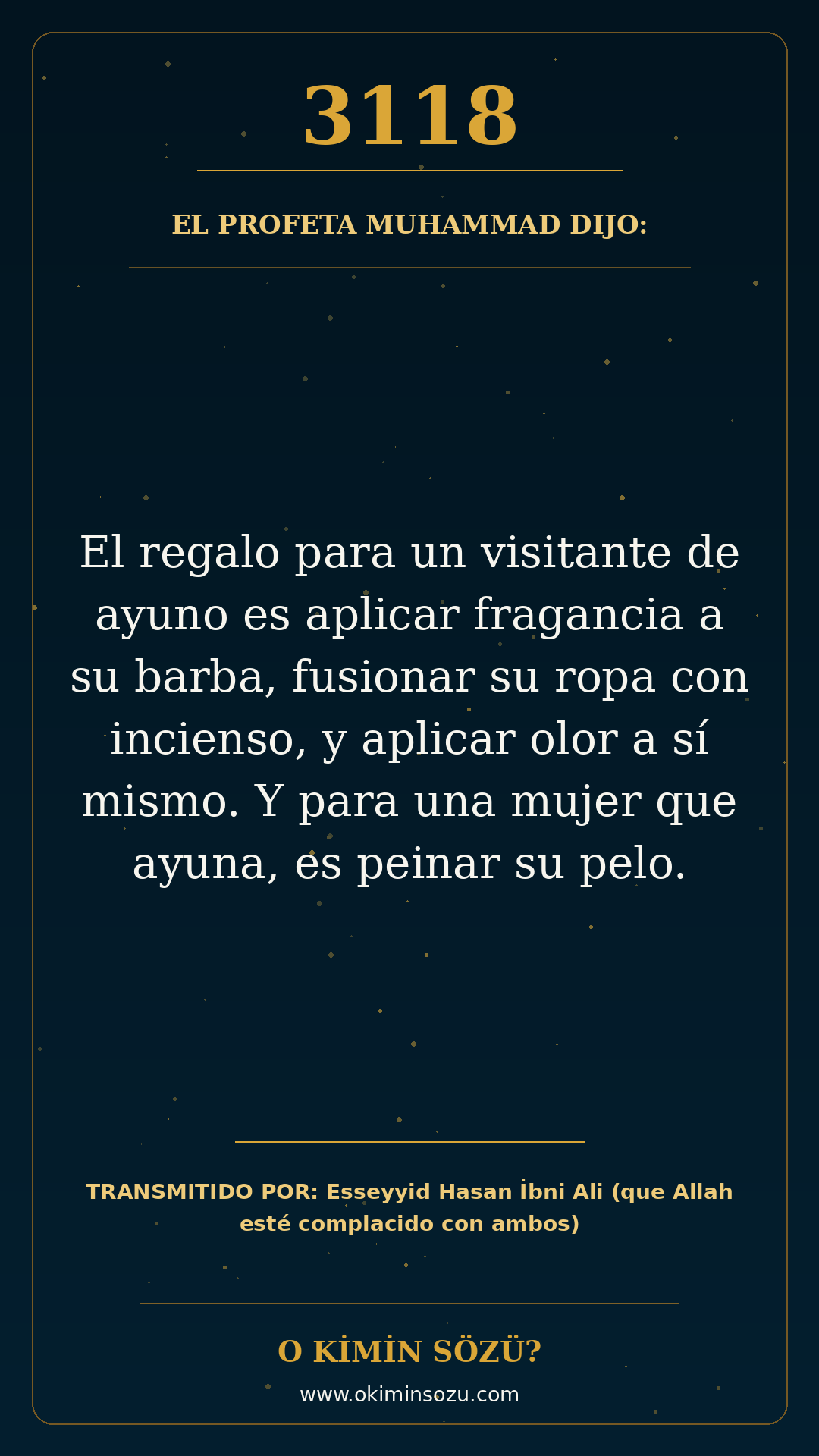 hadis 3118 es