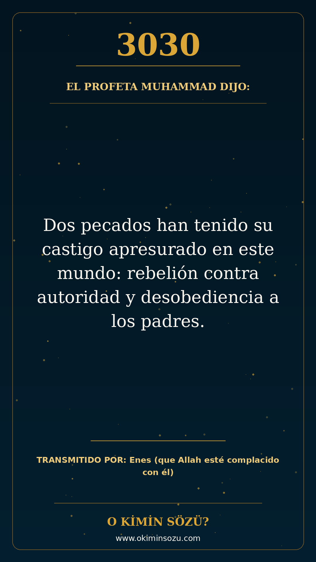 hadis 3030 es