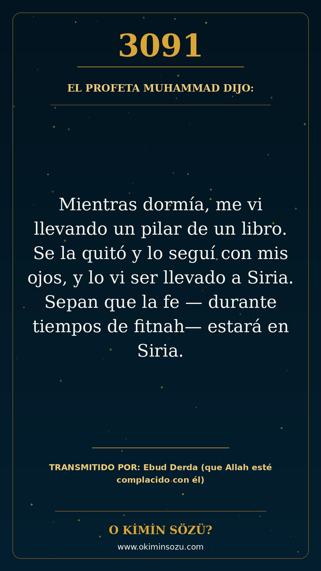 hadis 3091 es