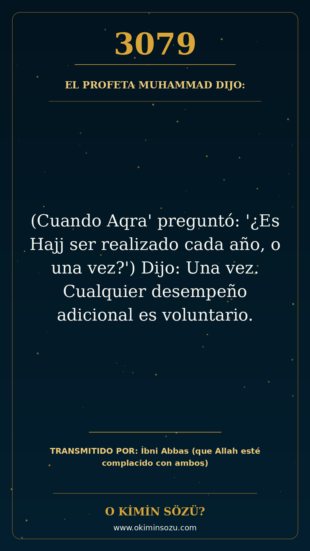 hadis 3079 es