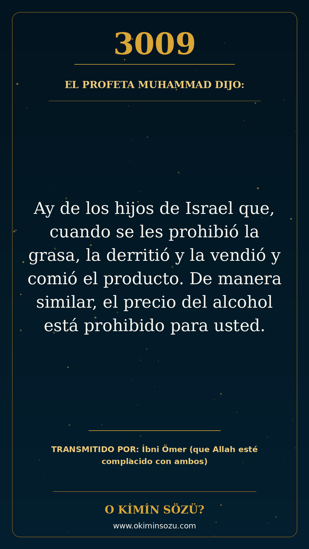 hadis 3009 es