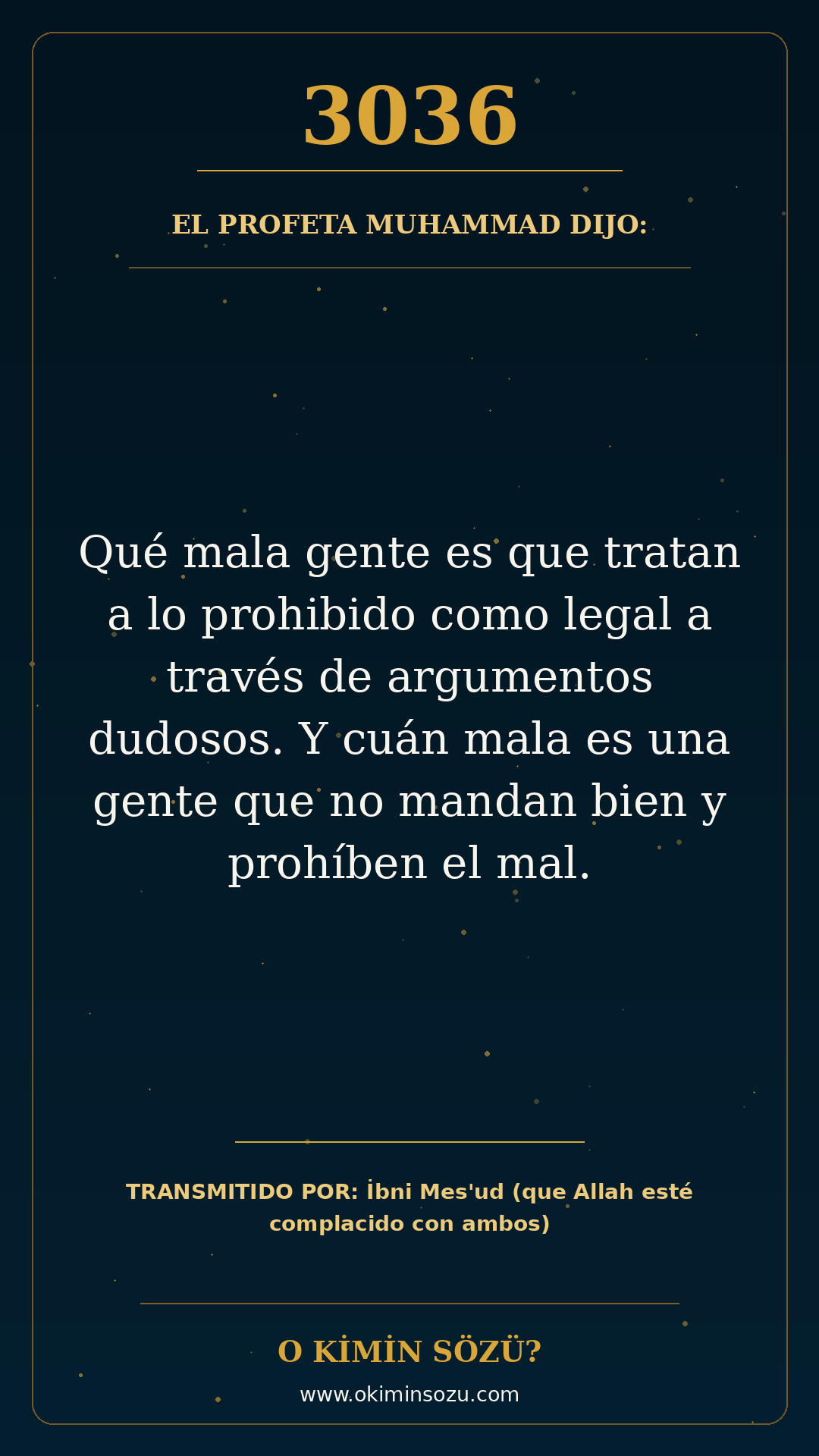 hadis 3036 es