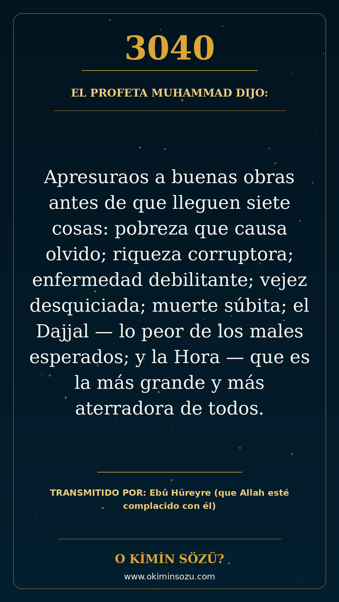 hadis 3040 es