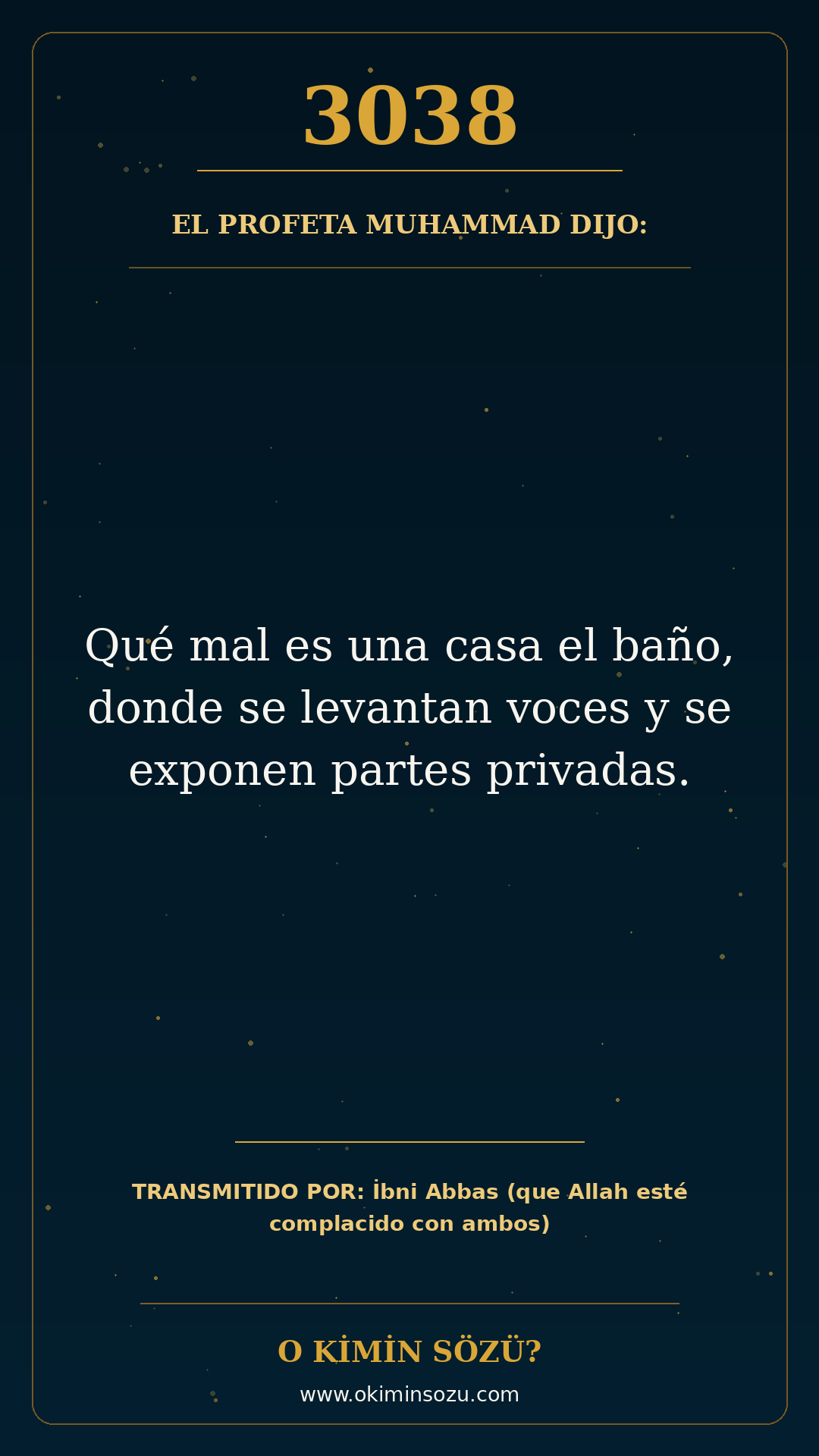 hadis 3038 es