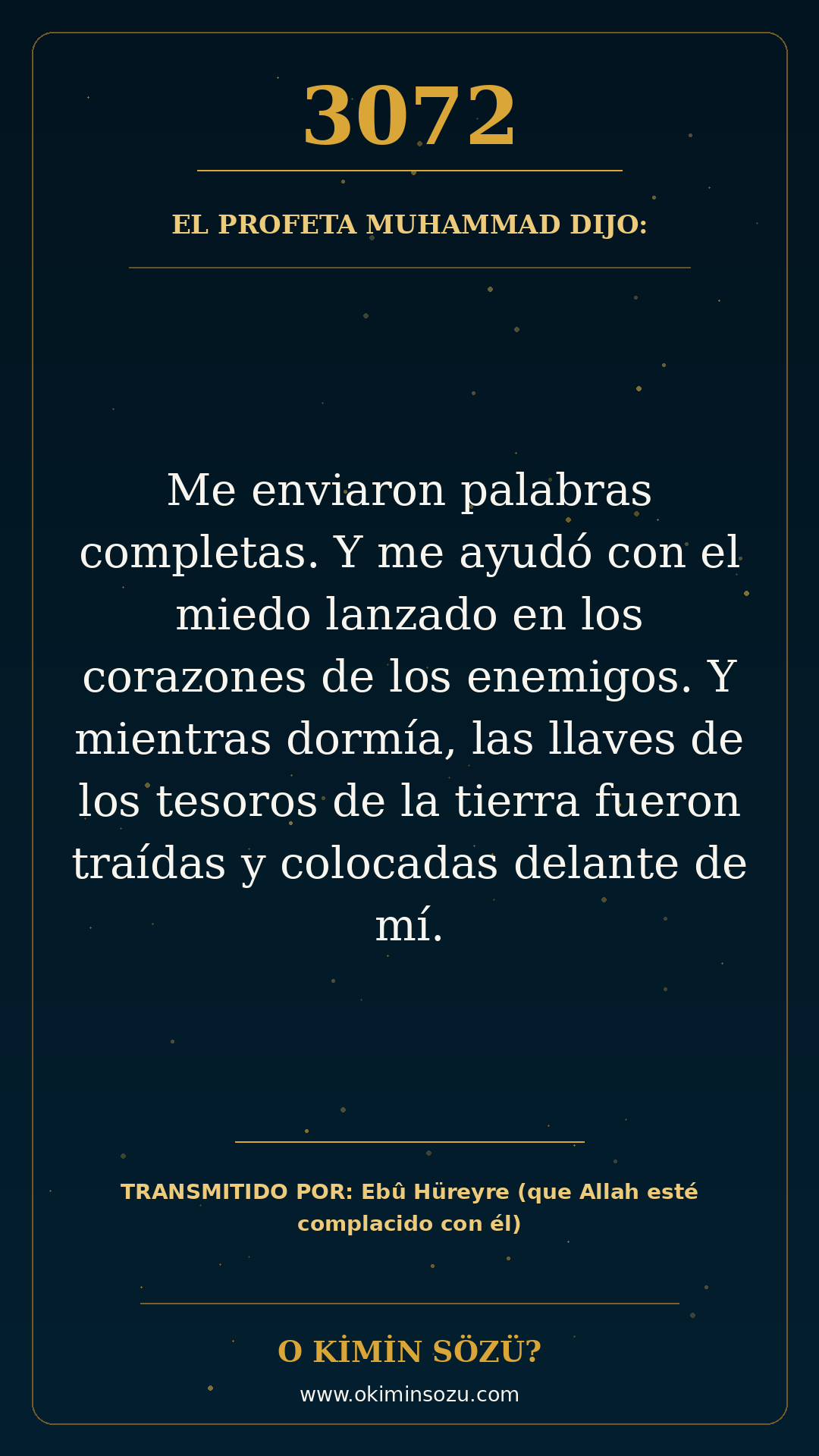 hadis 3072 es