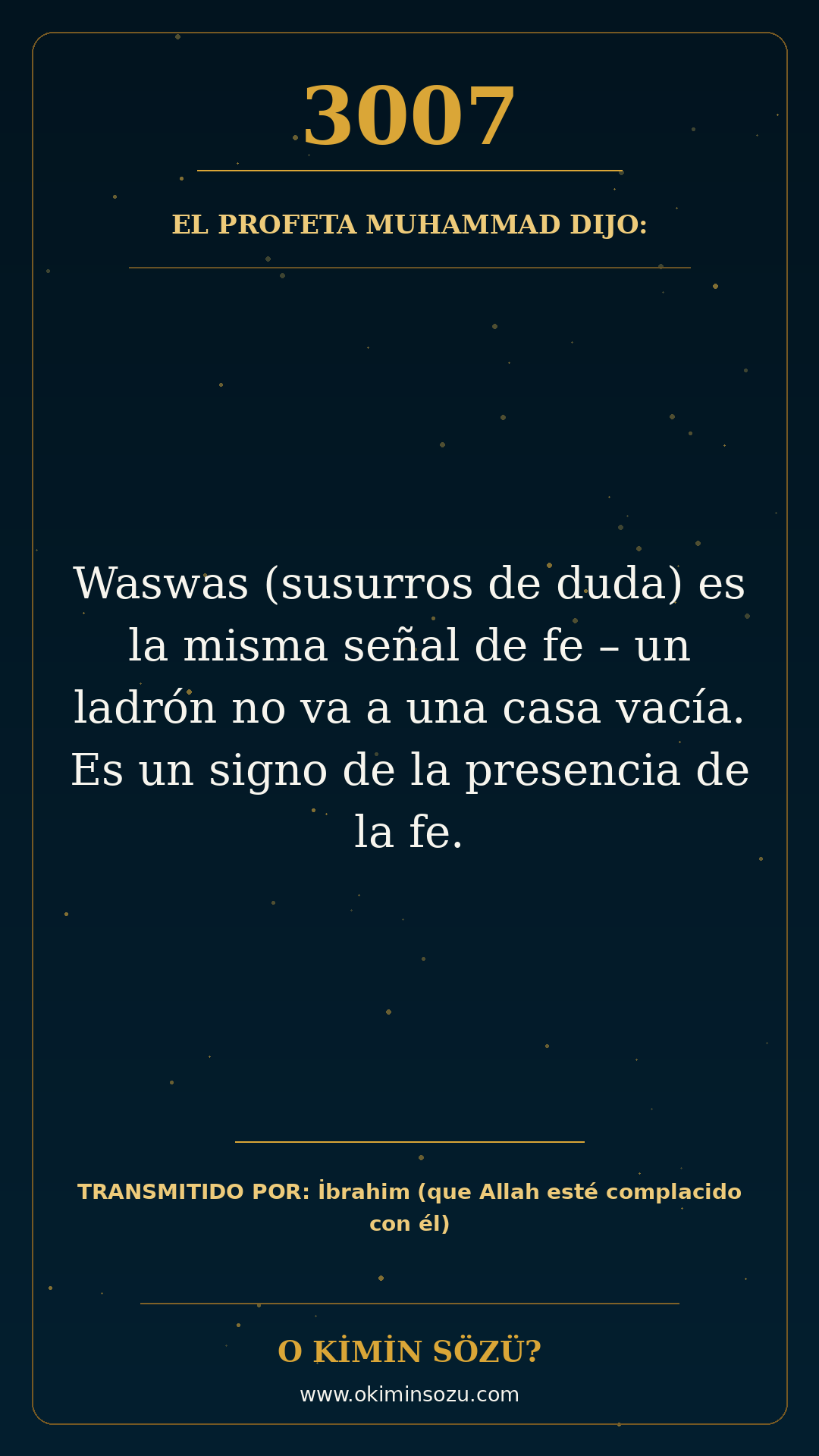 hadis 3007 es