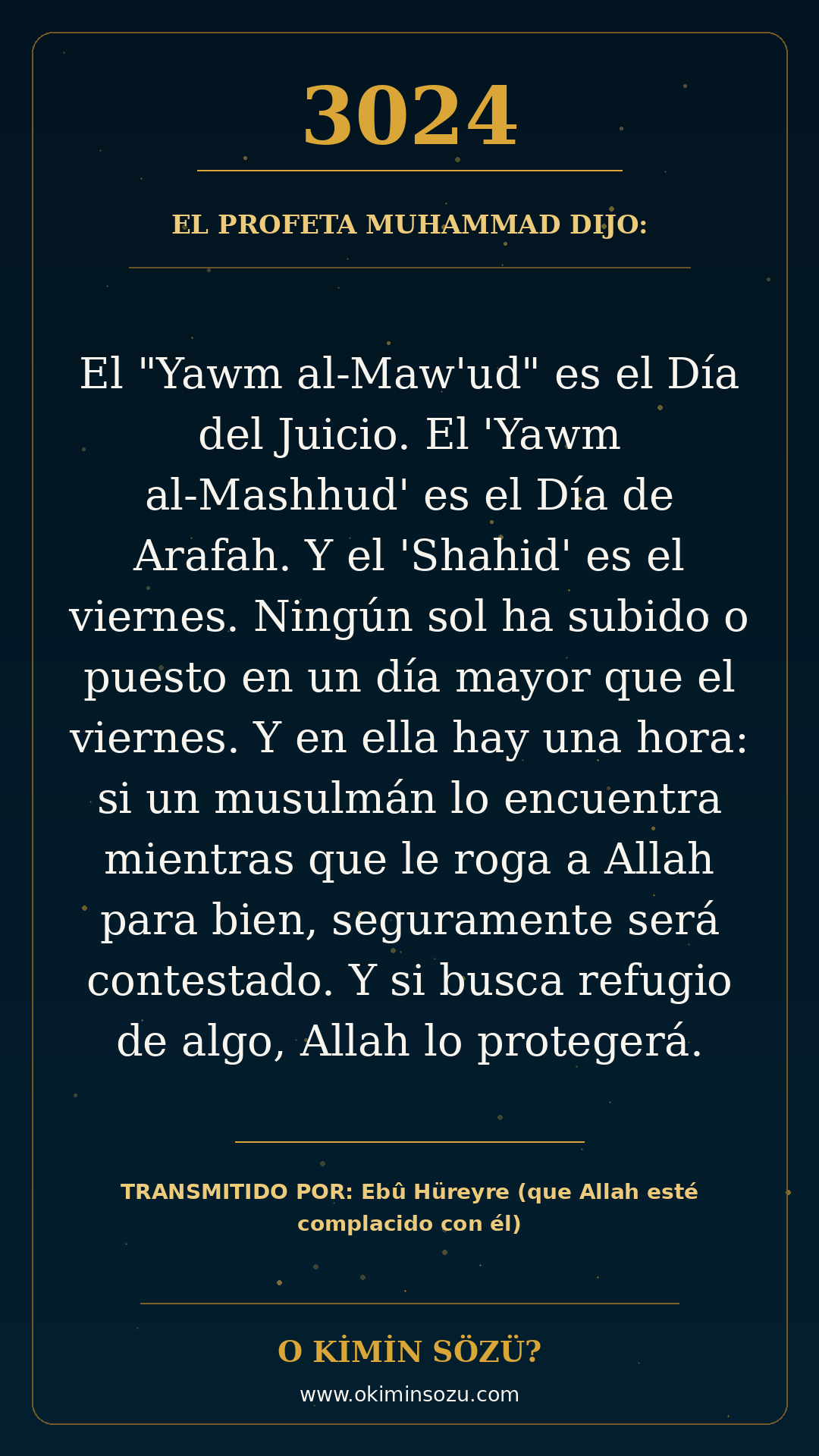 hadis 3024 es