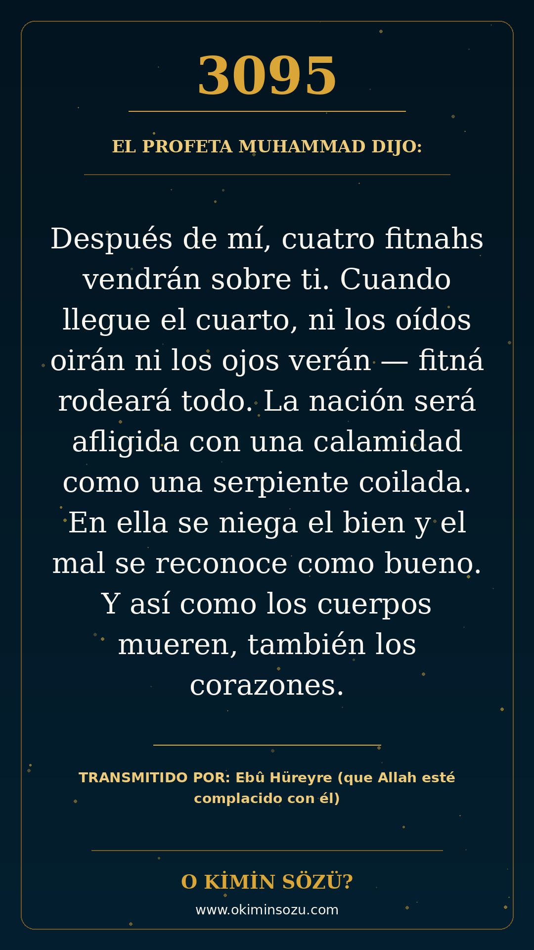 hadis 3095 es