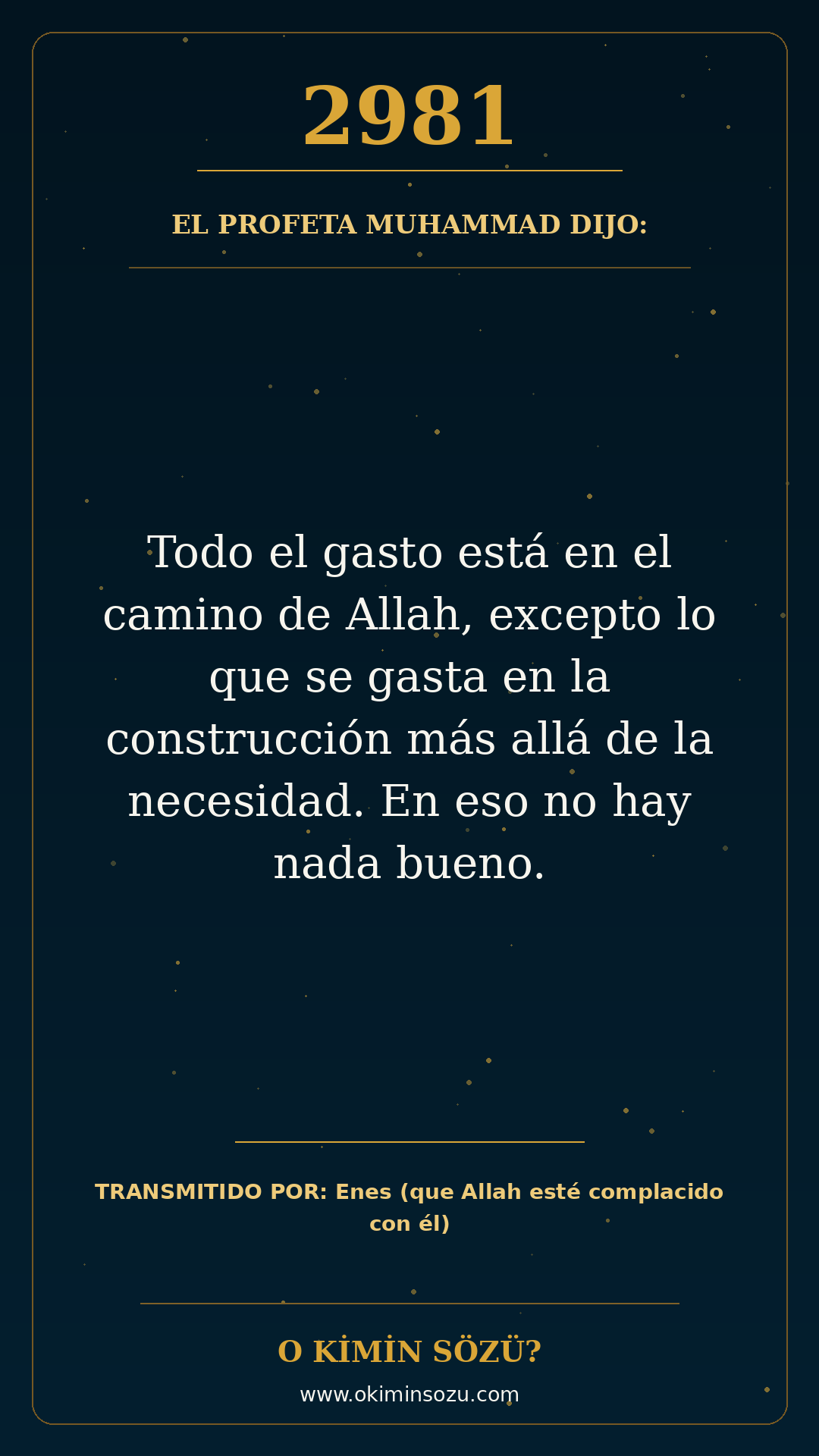 hadis 2981 es