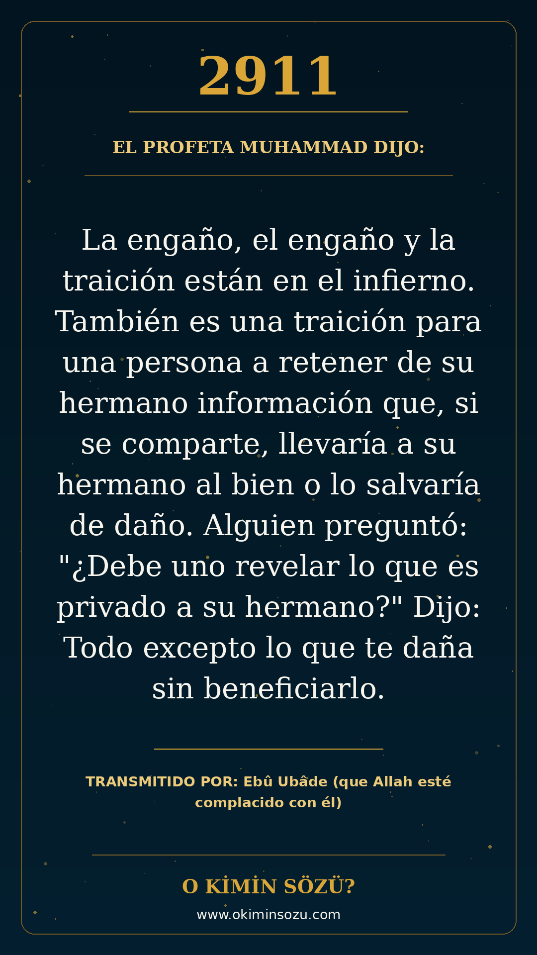 hadis 2911 es