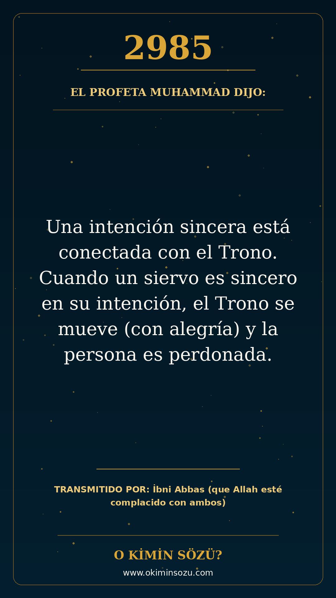 hadis 2985 es