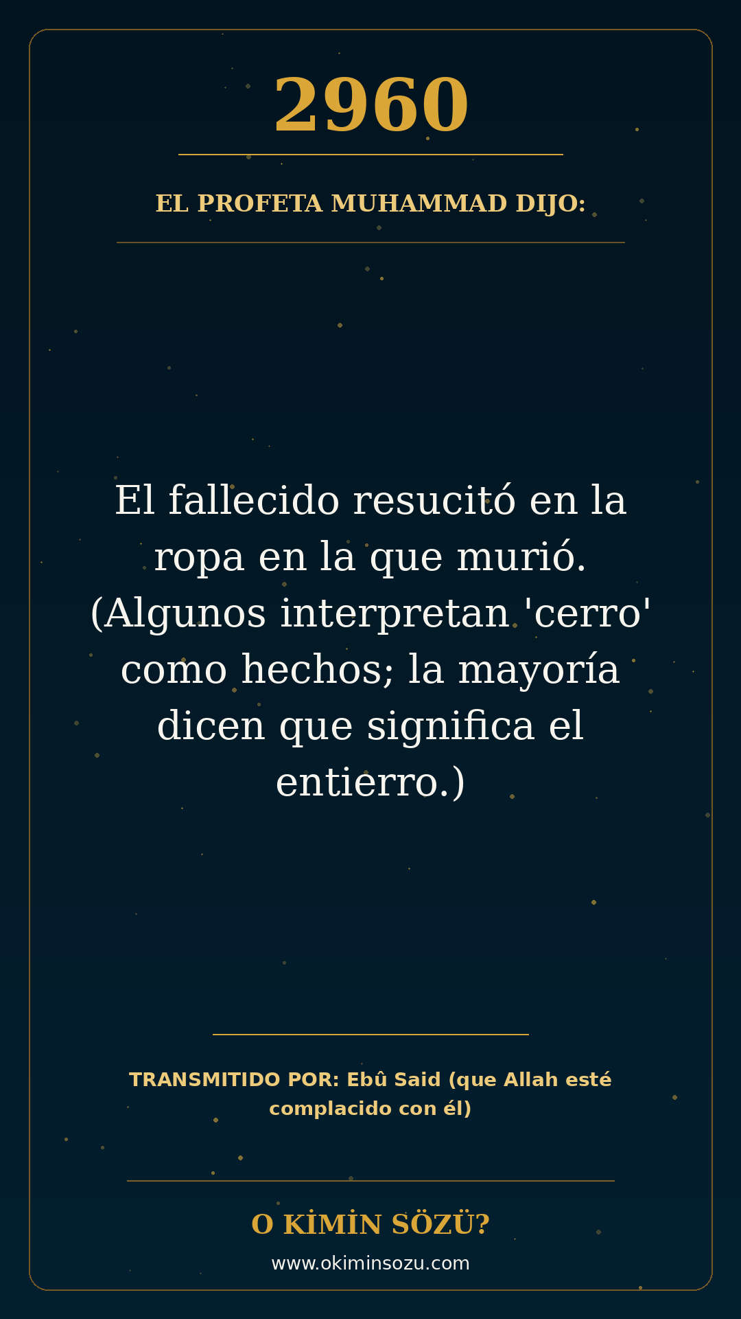 hadis 2960 es