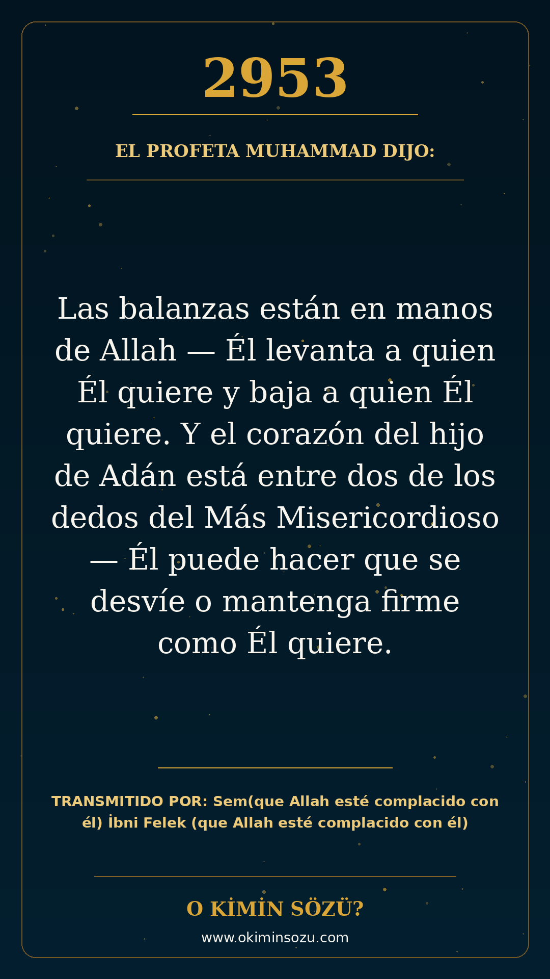 hadis 2953 es