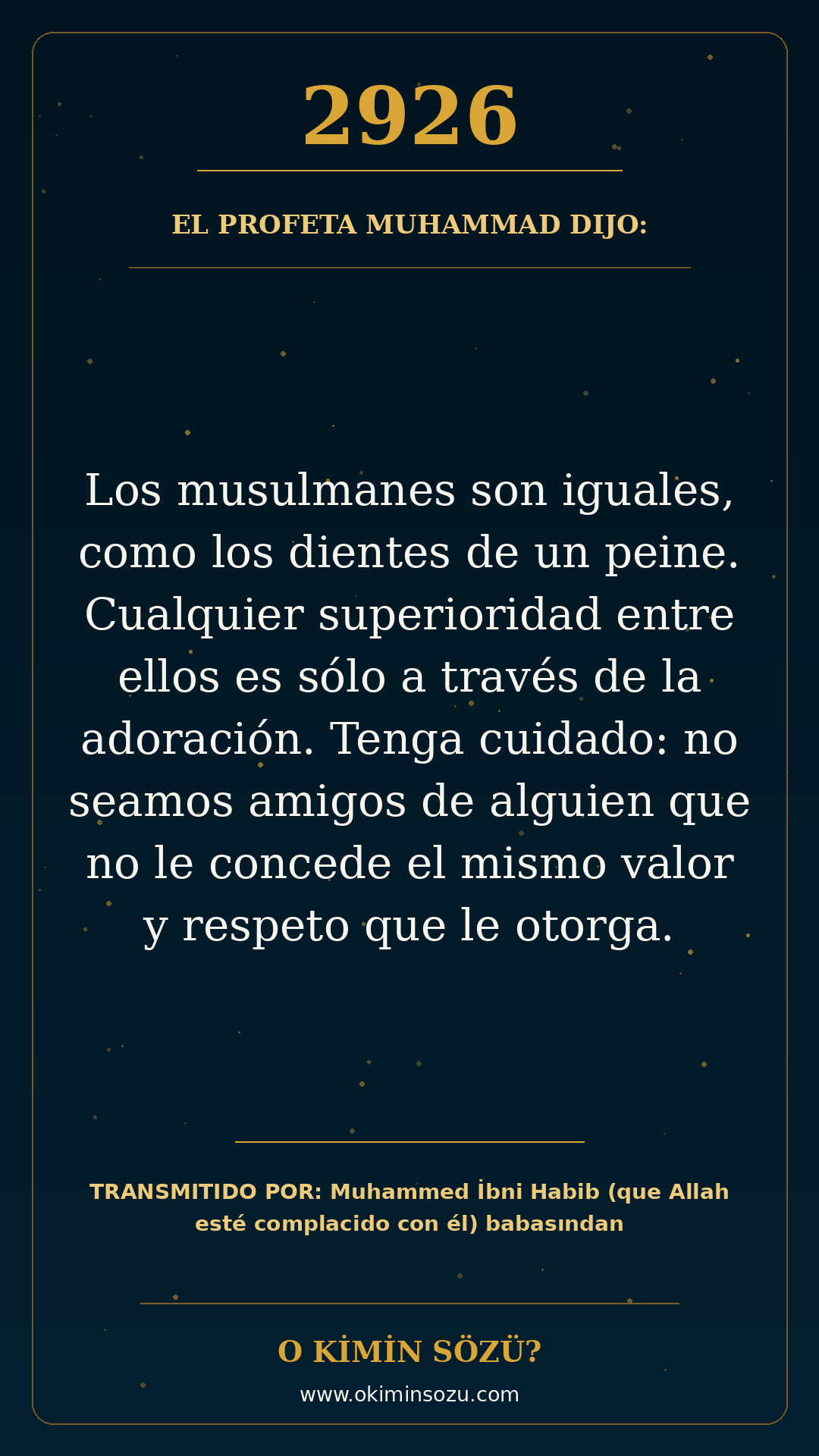 hadis 2926 es