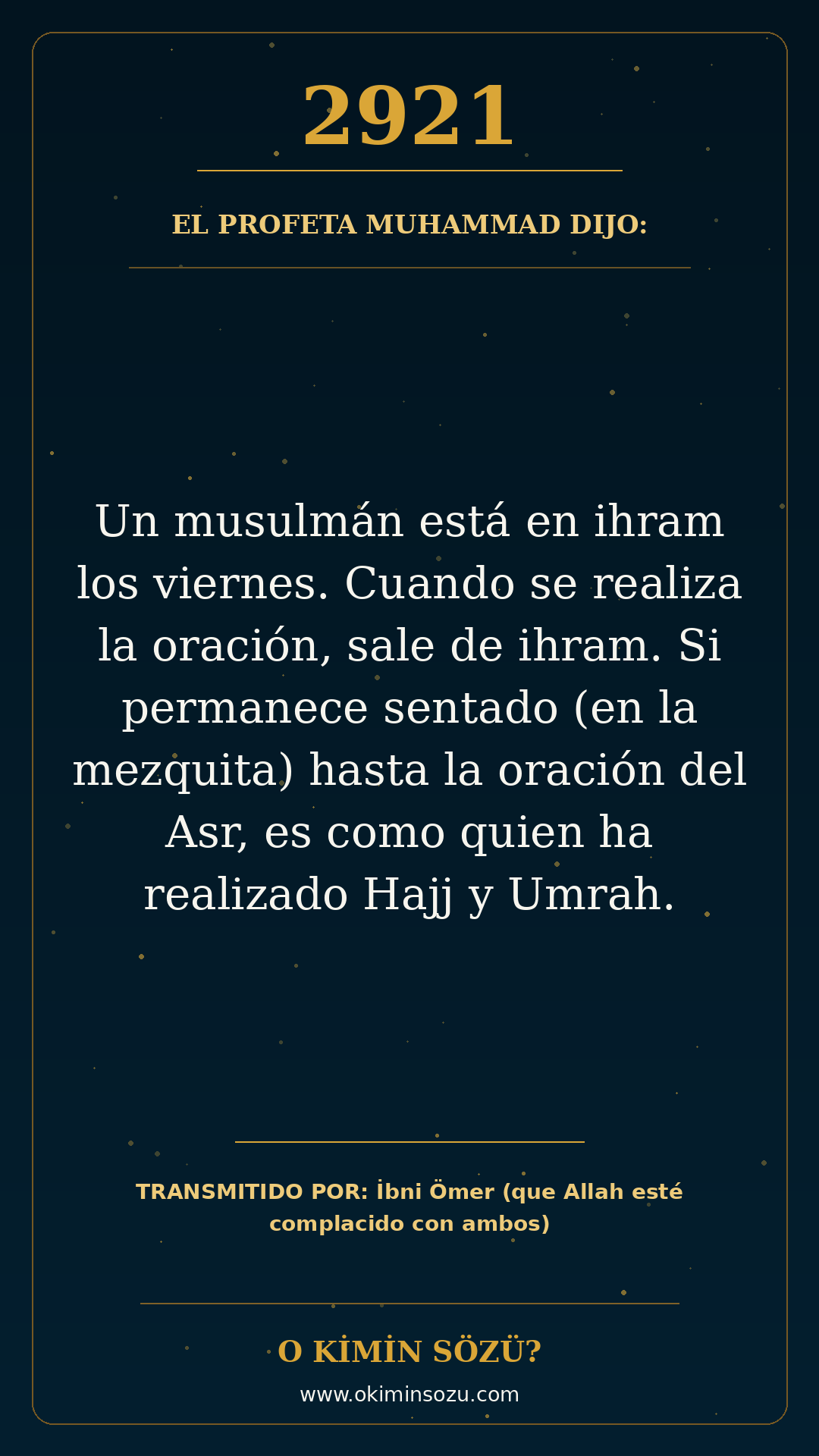 hadis 2921 es