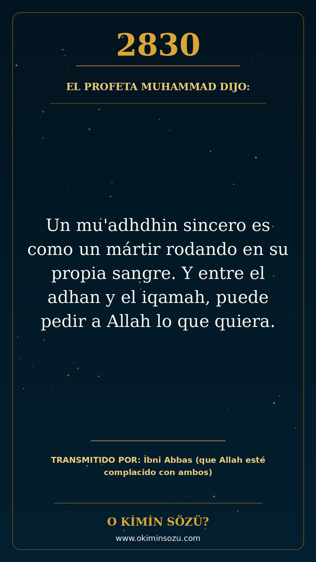 hadis 2830 es