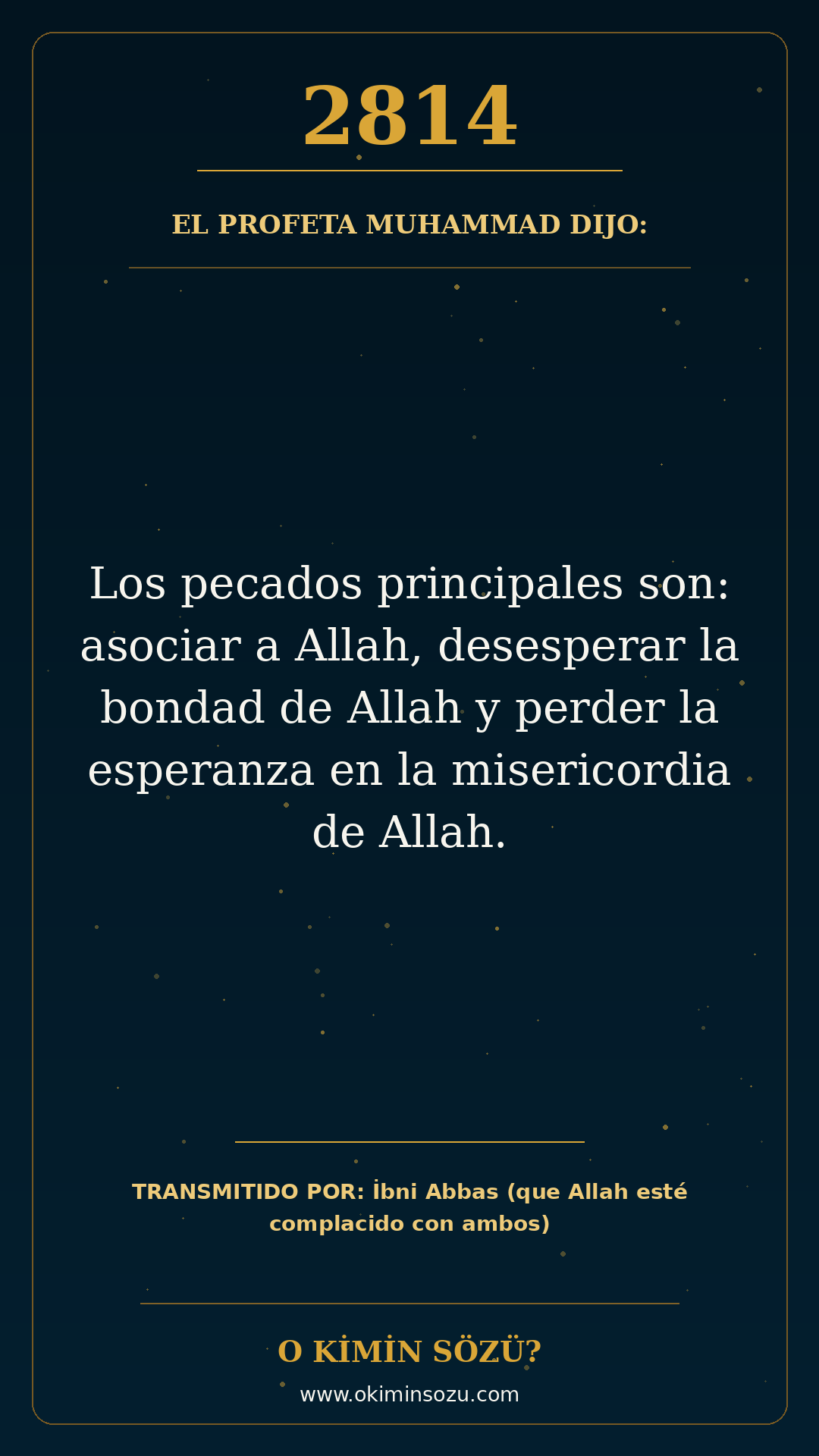hadis 2814 es