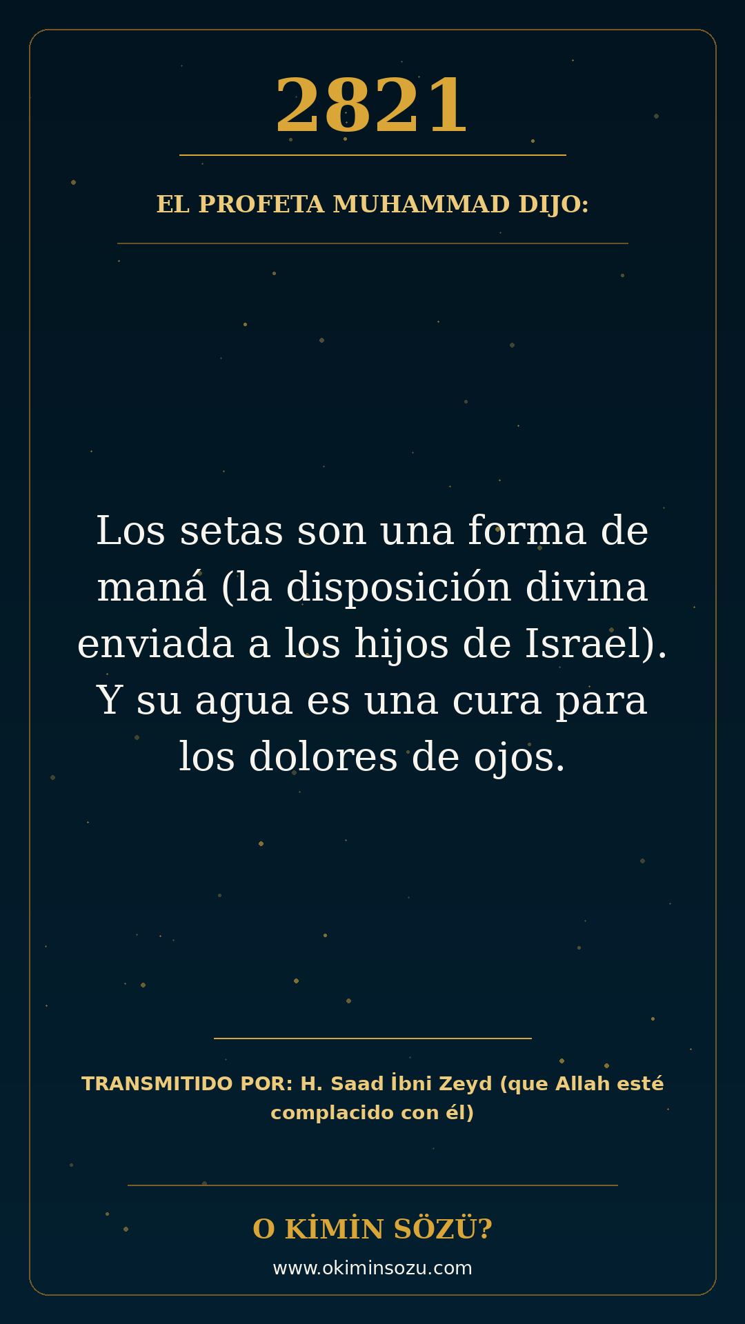 hadis 2821 es