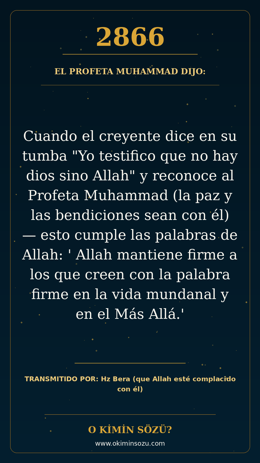 hadis 2866 es