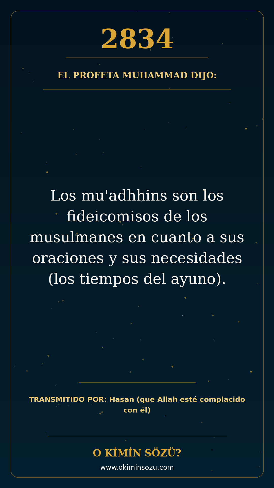 hadis 2834 es