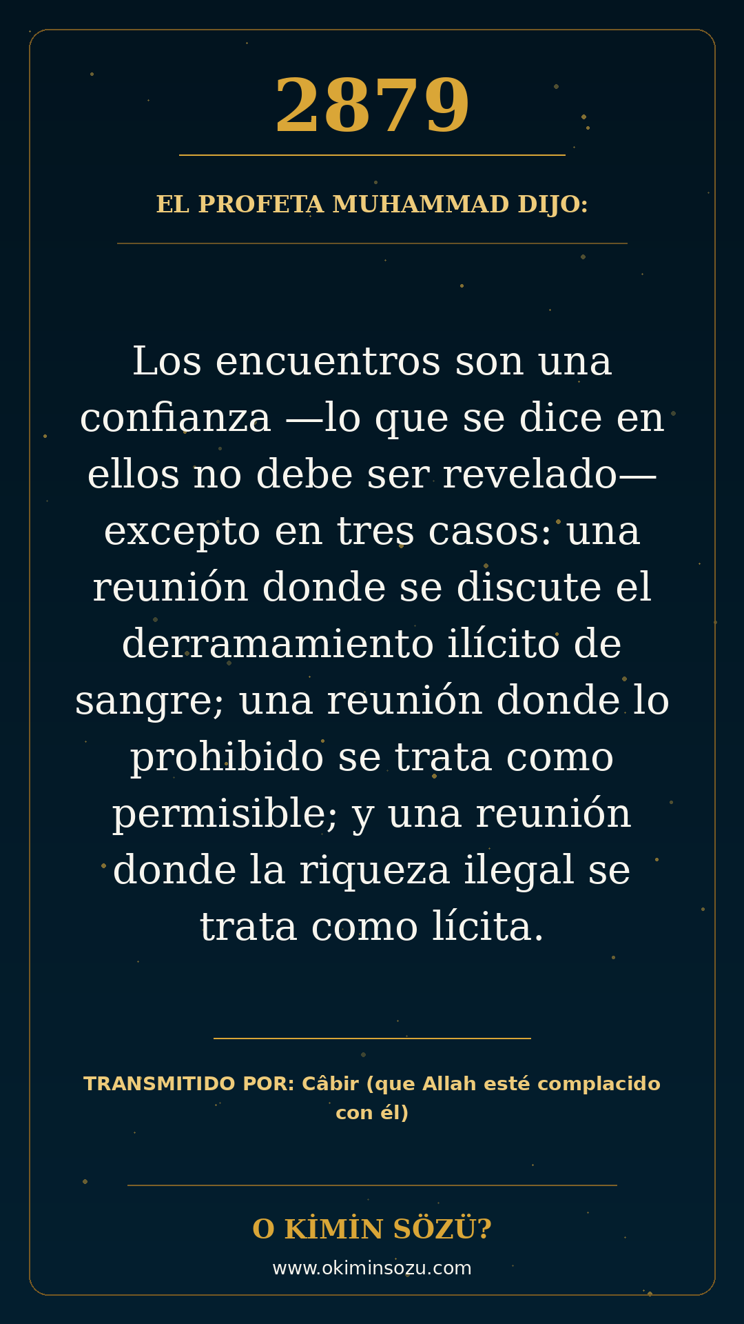 hadis 2879 es