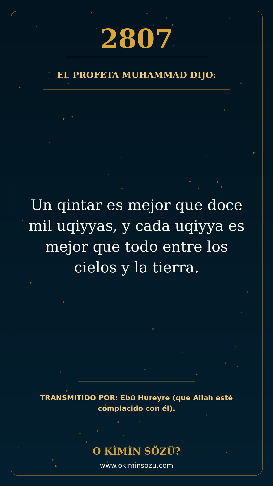 hadis 2807 es