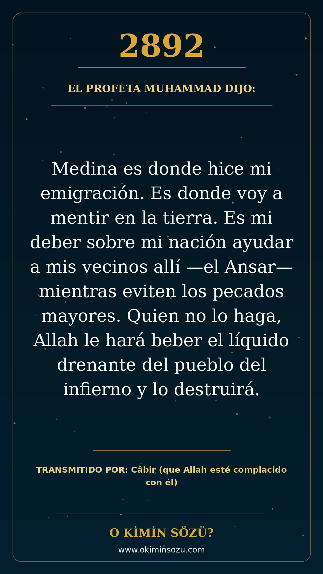 hadis 2892 es