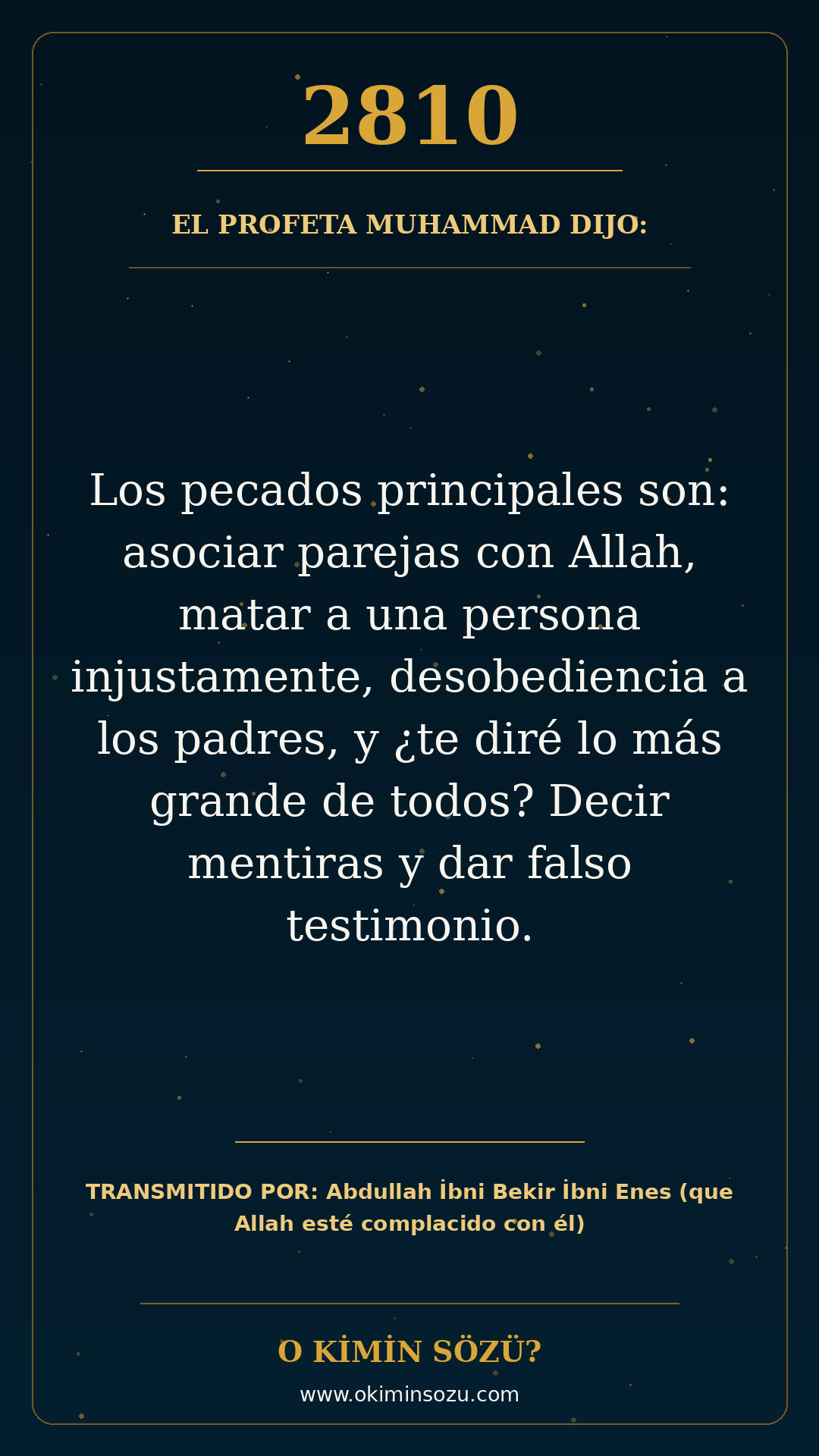 hadis 2810 es