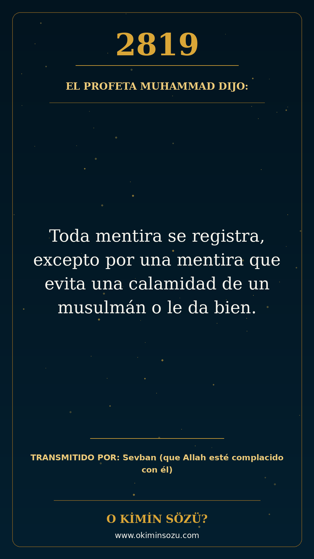 hadis 2819 es
