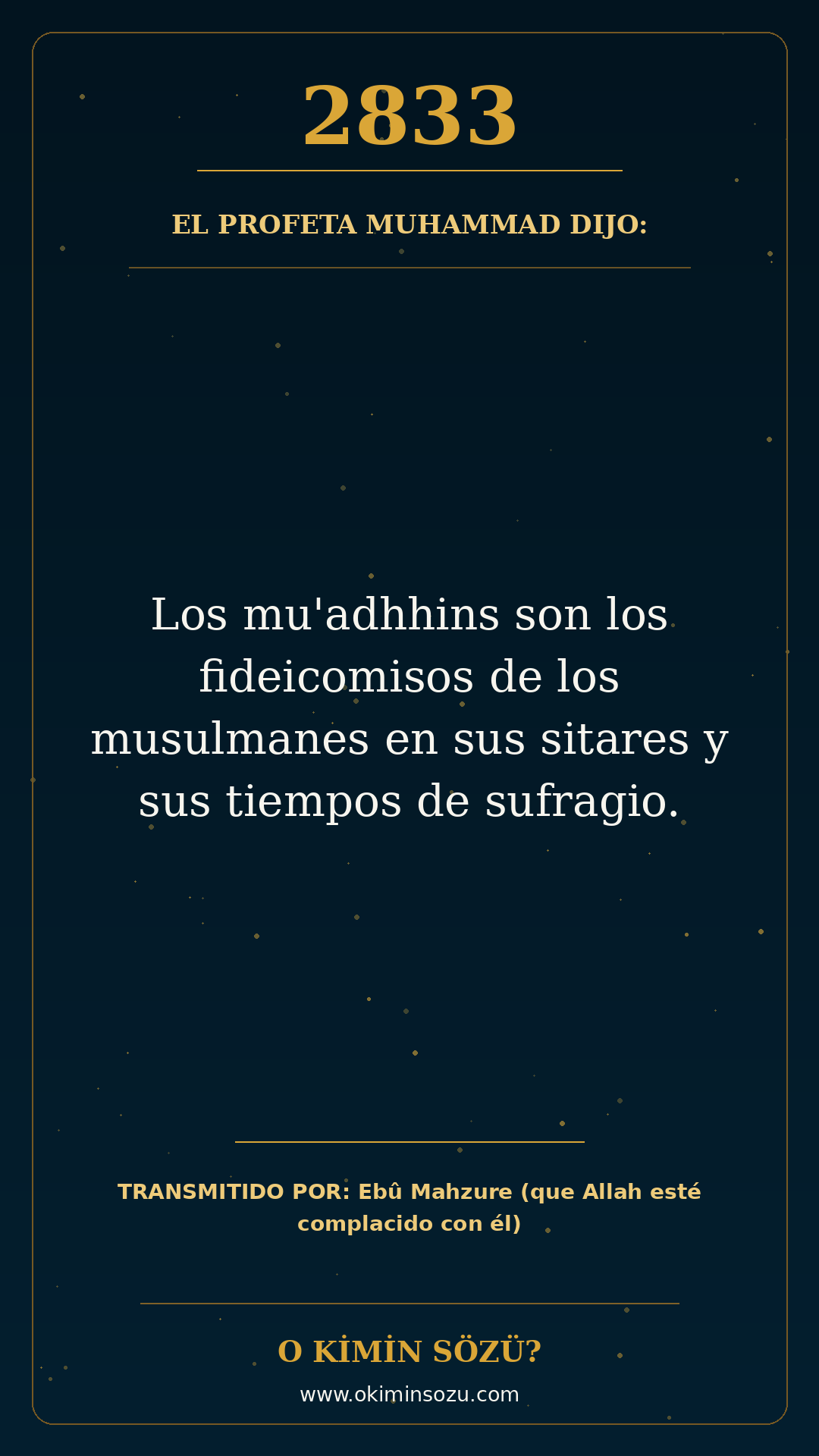 hadis 2833 es