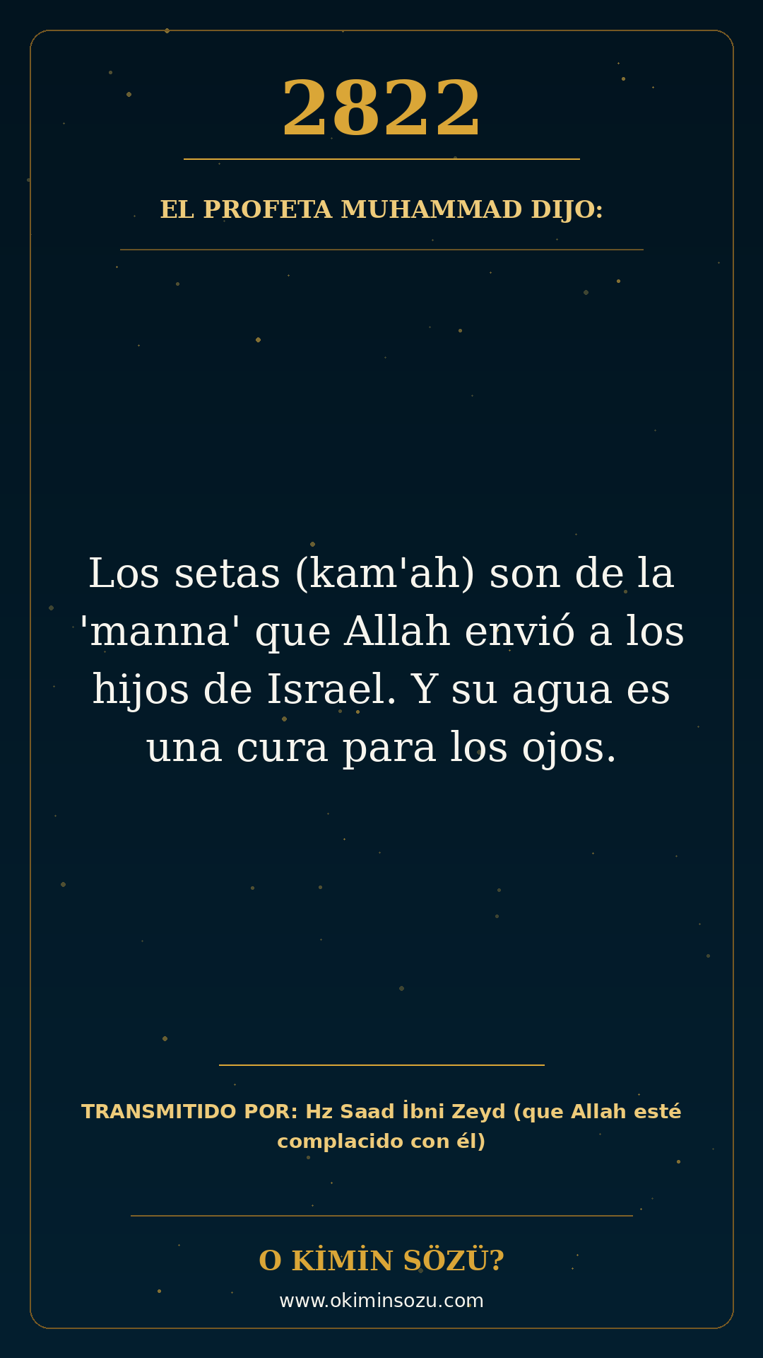 hadis 2822 es
