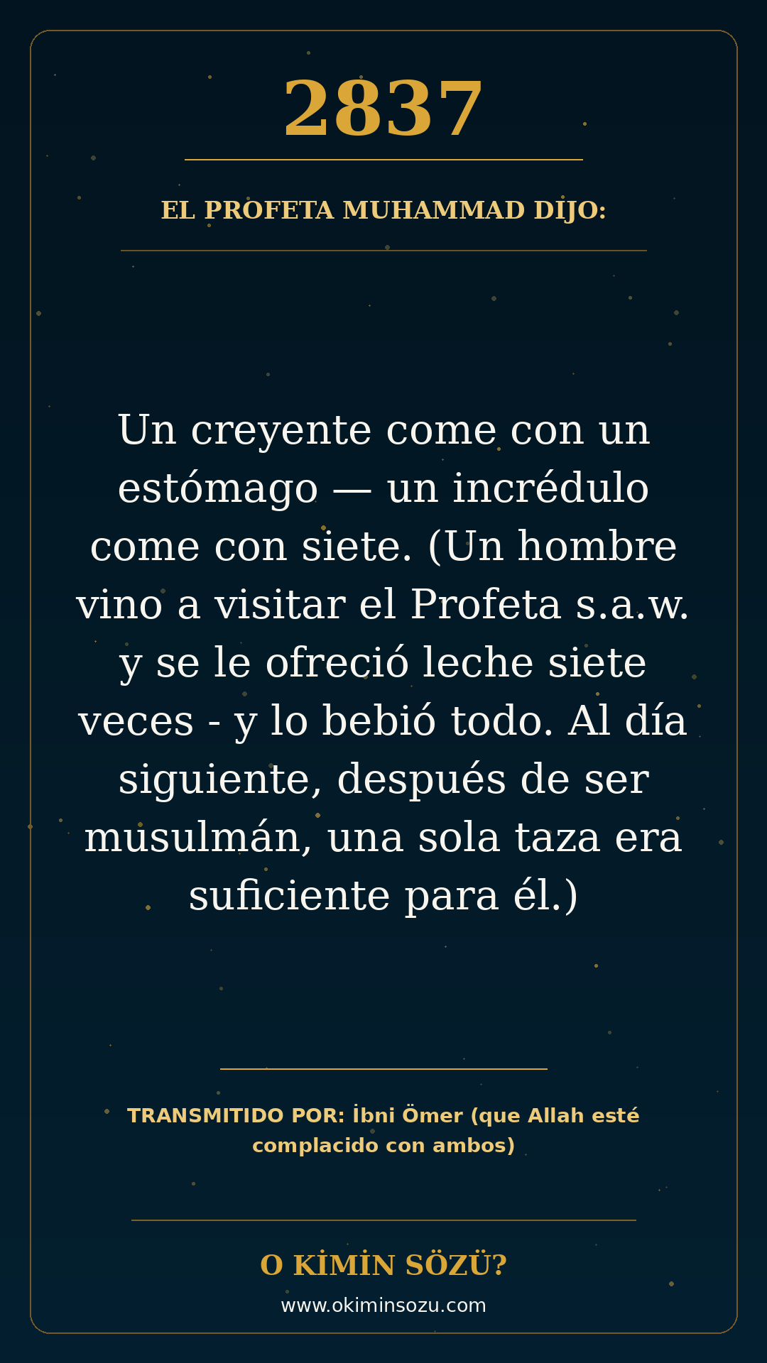 hadis 2837 es