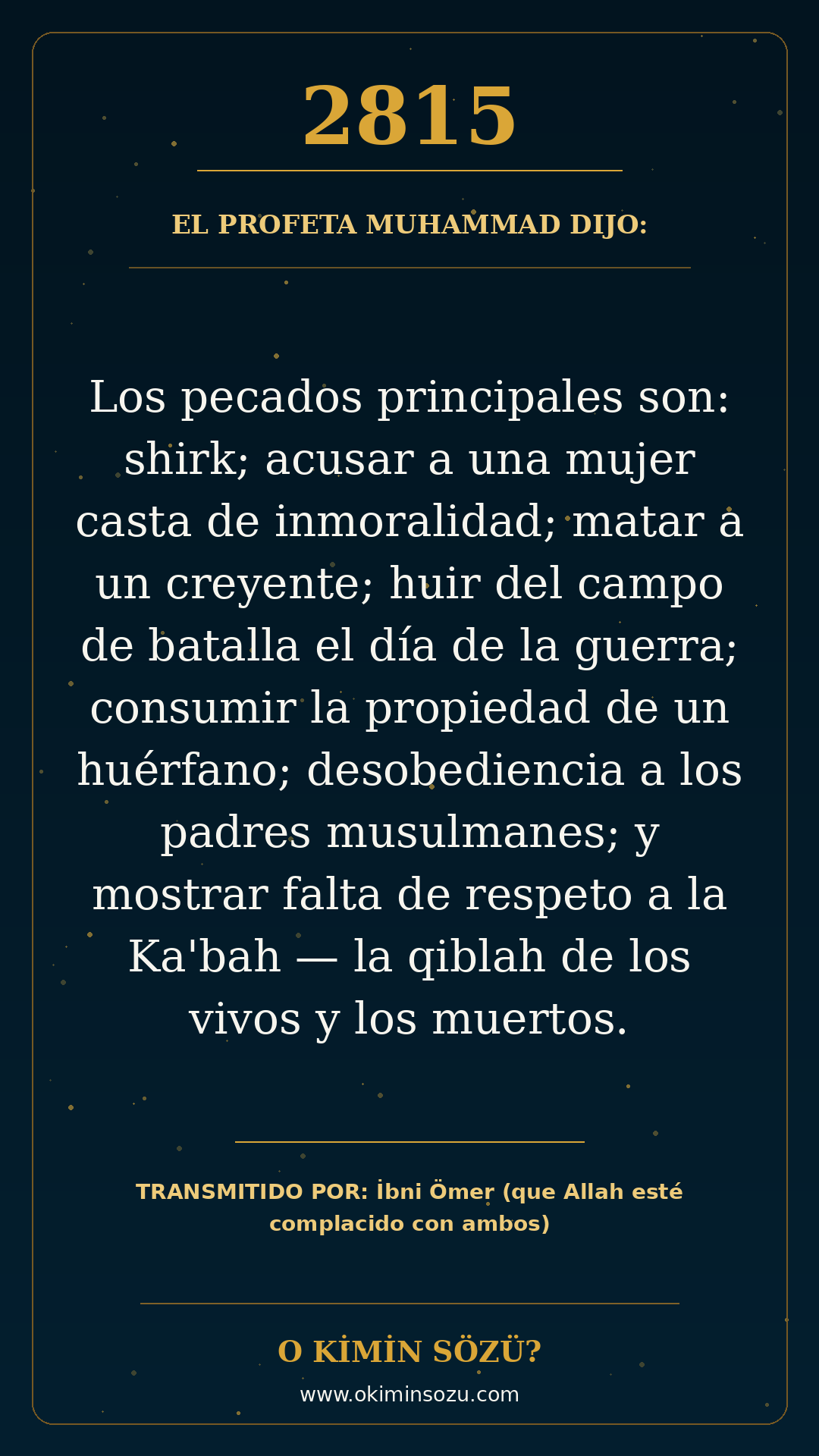 hadis 2815 es
