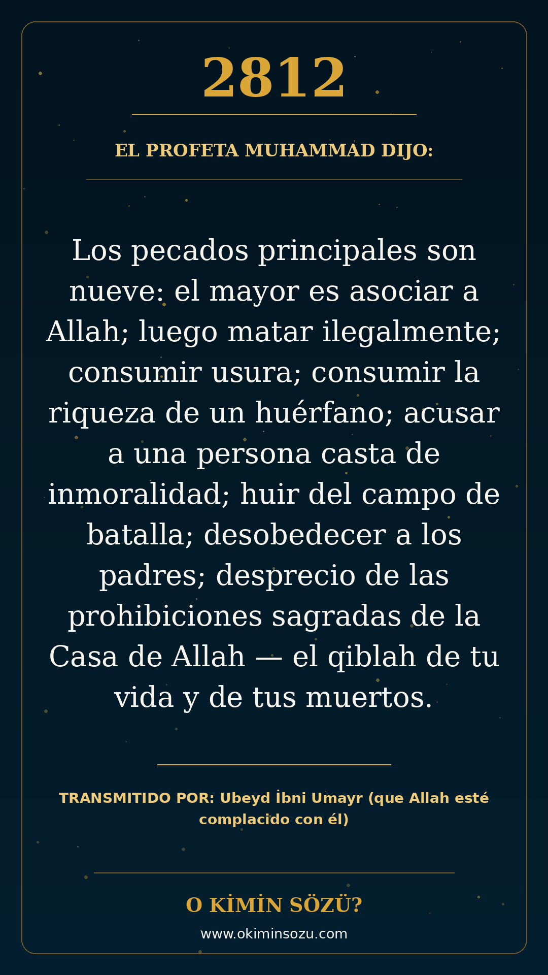 hadis 2812 es