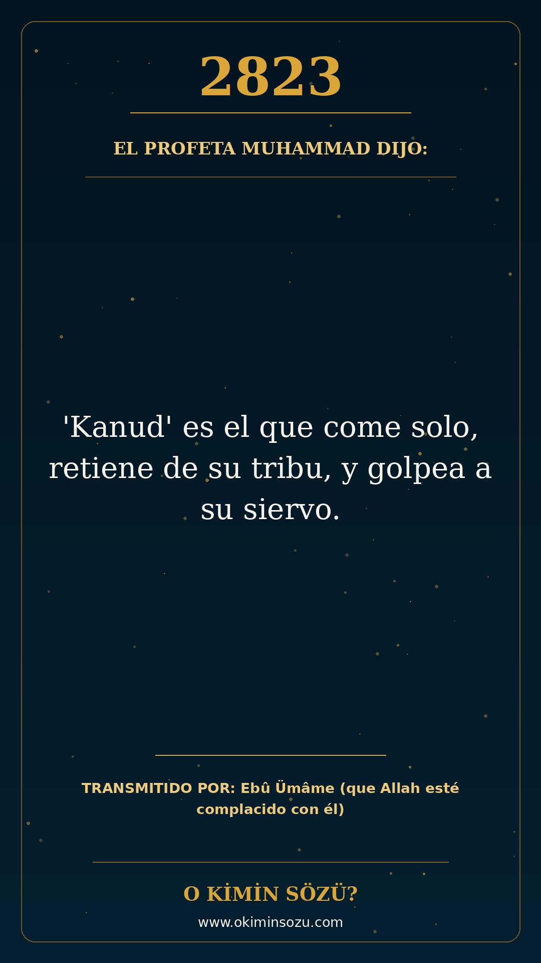 hadis 2823 es