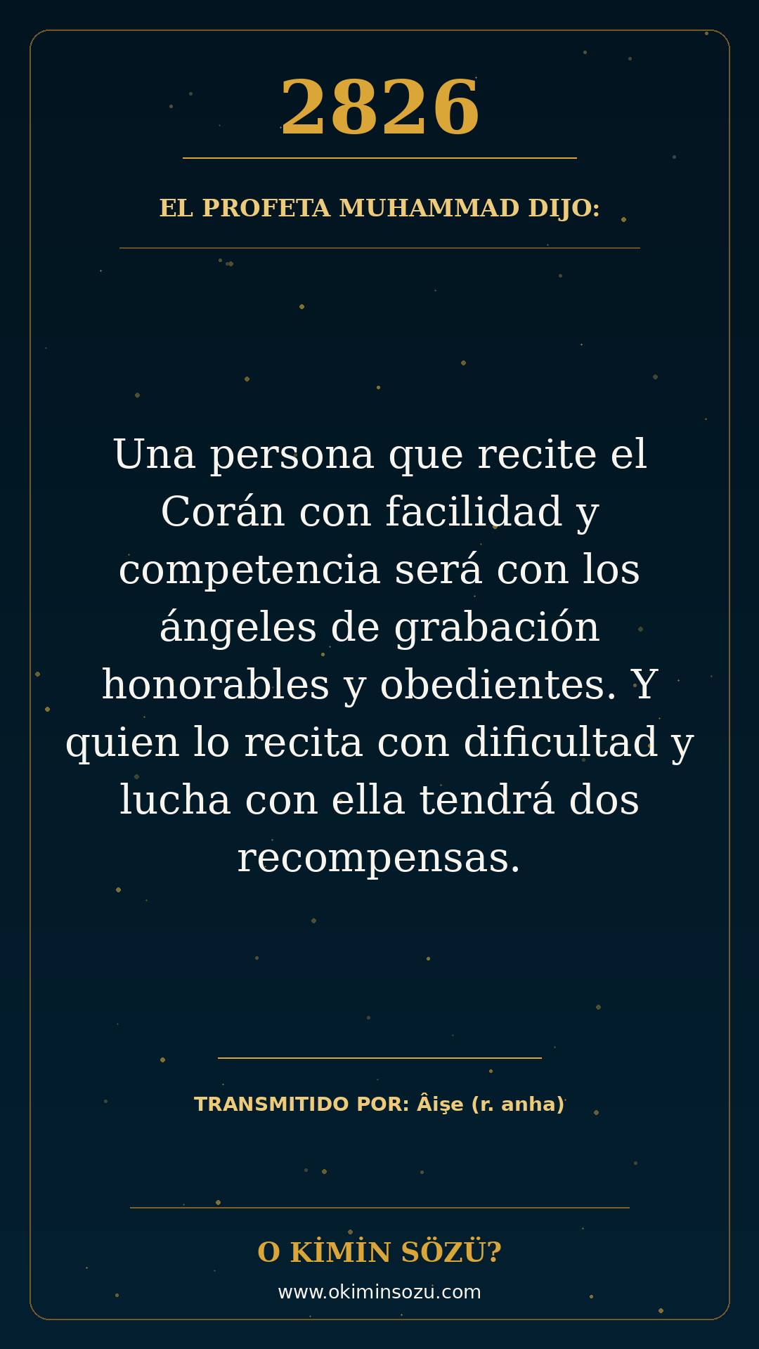 hadis 2826 es