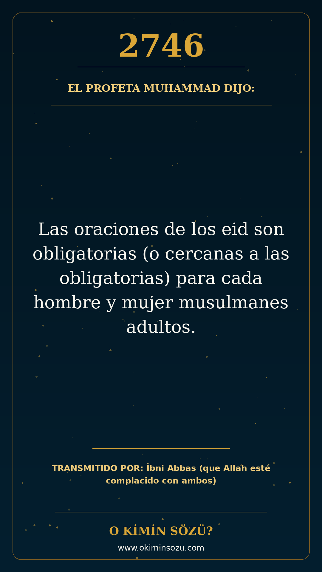 hadis 2746 es