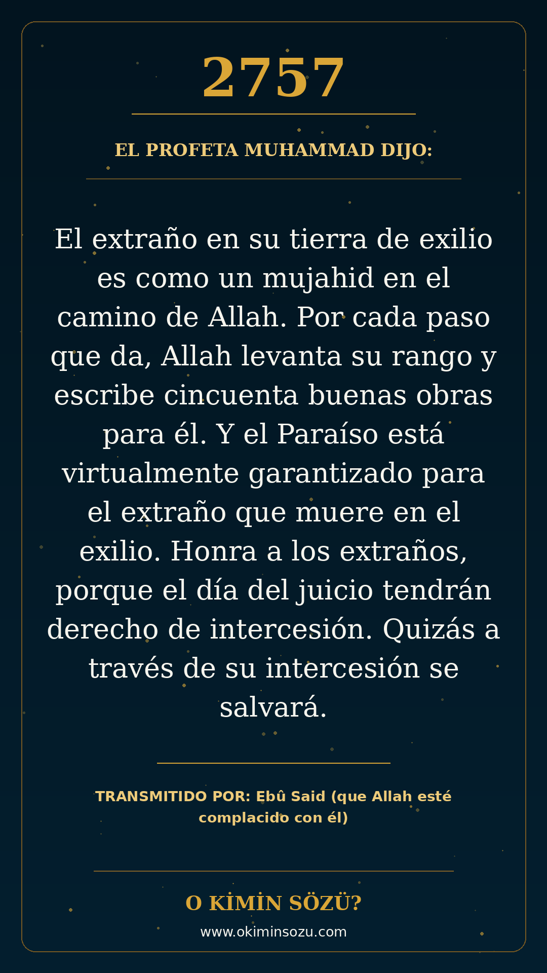 hadis 2757 es