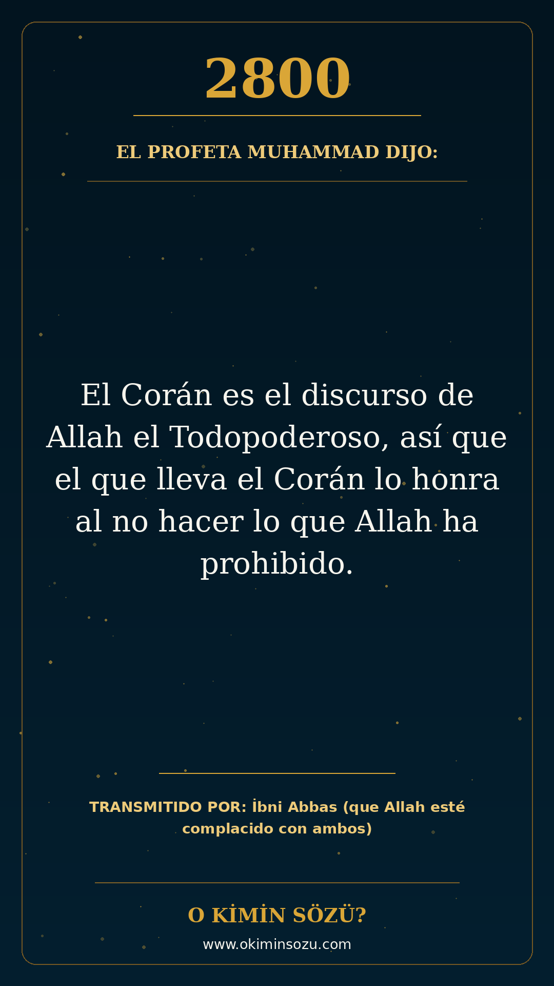 hadis 2800 es