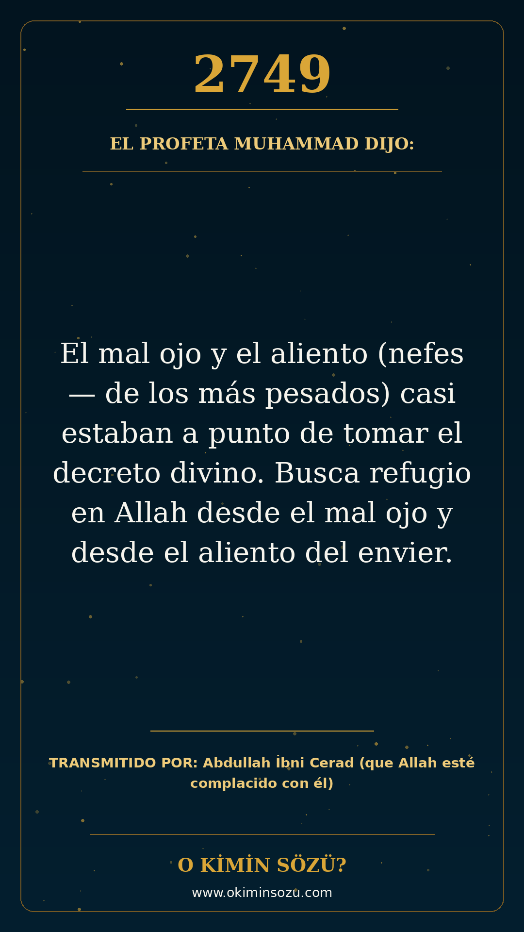 hadis 2749 es