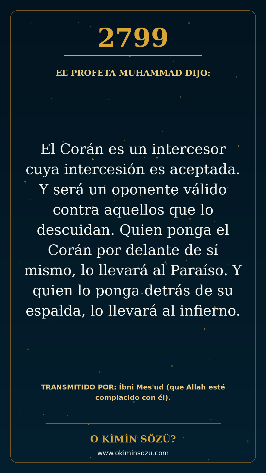 hadis 2799 es