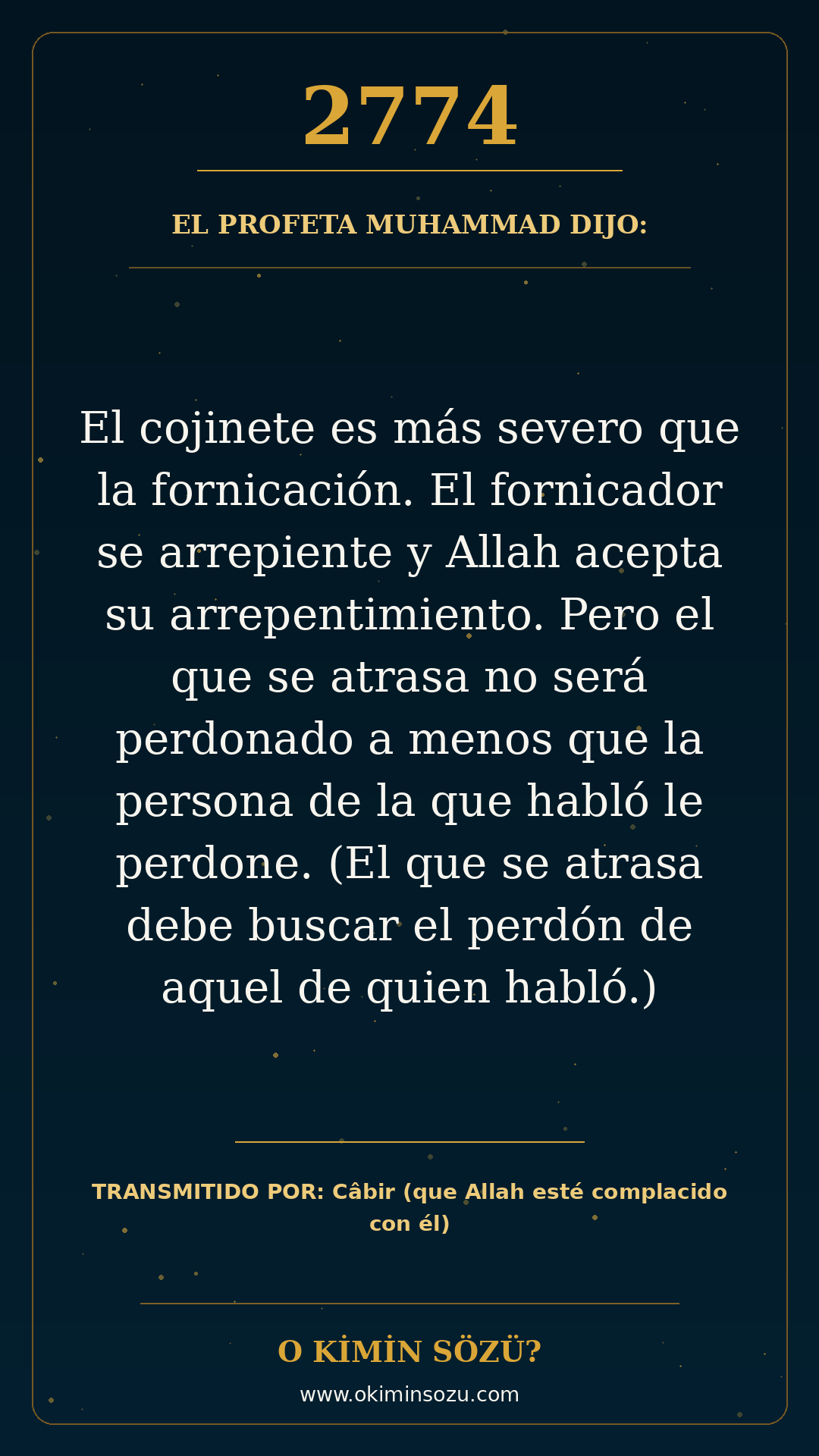 hadis 2774 es