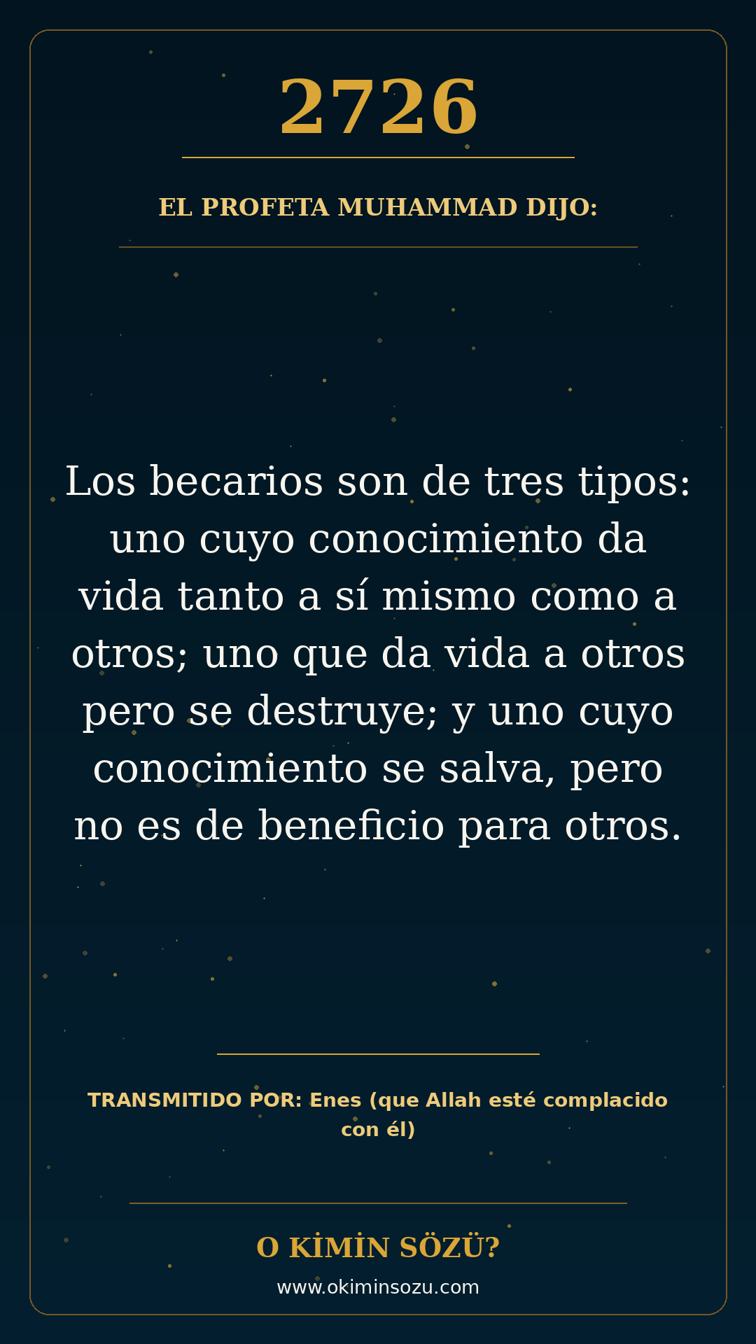 hadis 2726 es