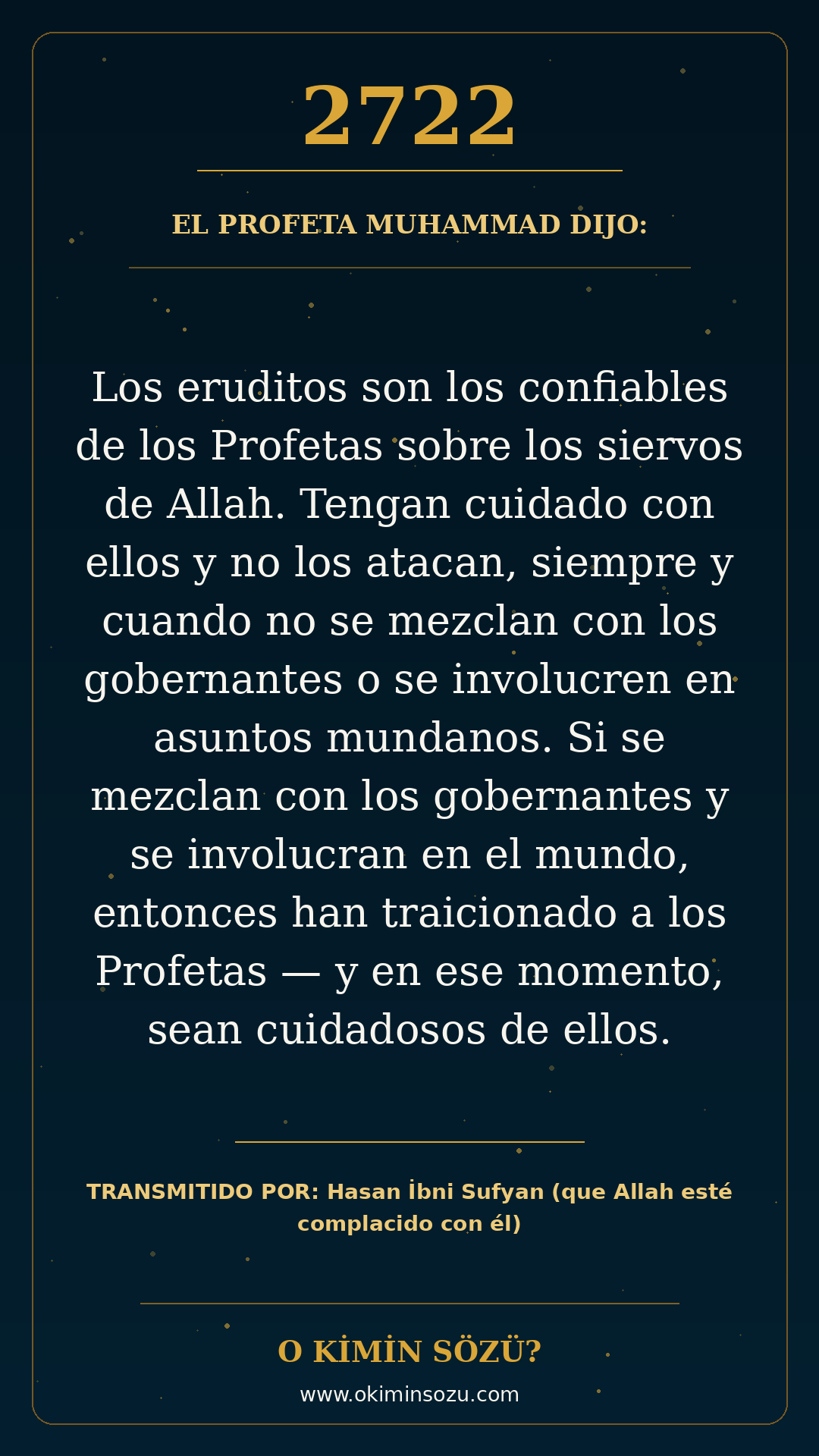 hadis 2722 es